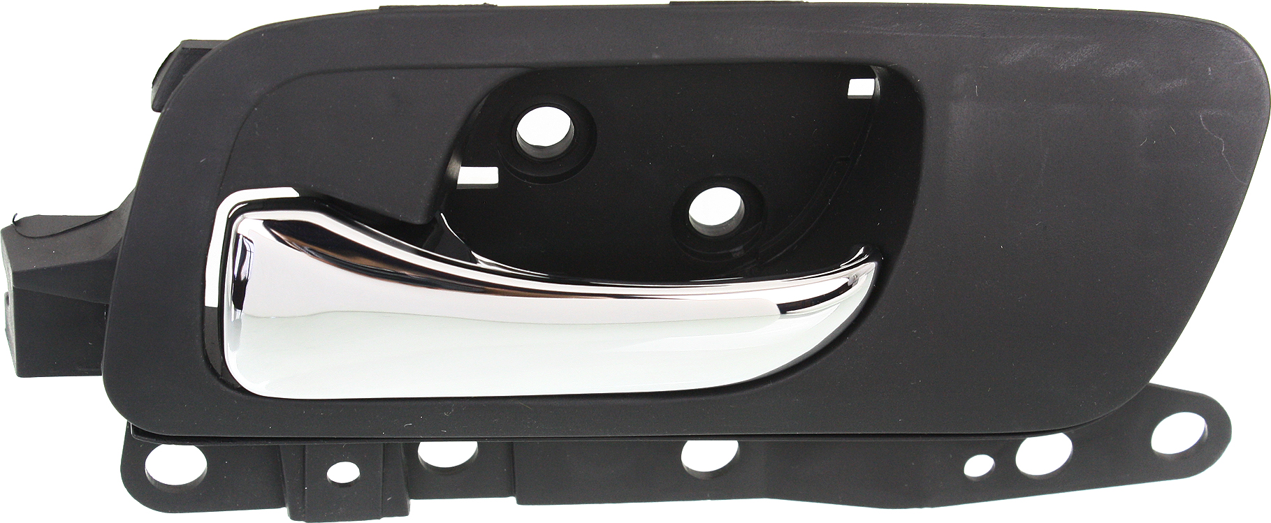 AM TSX 04-08 FRONT INTERIOR DOOR HANDLE LH Chrome Lever + Black Housing w o Hole Plastic SKU REPA462122 OEM 72160SECA01ZB