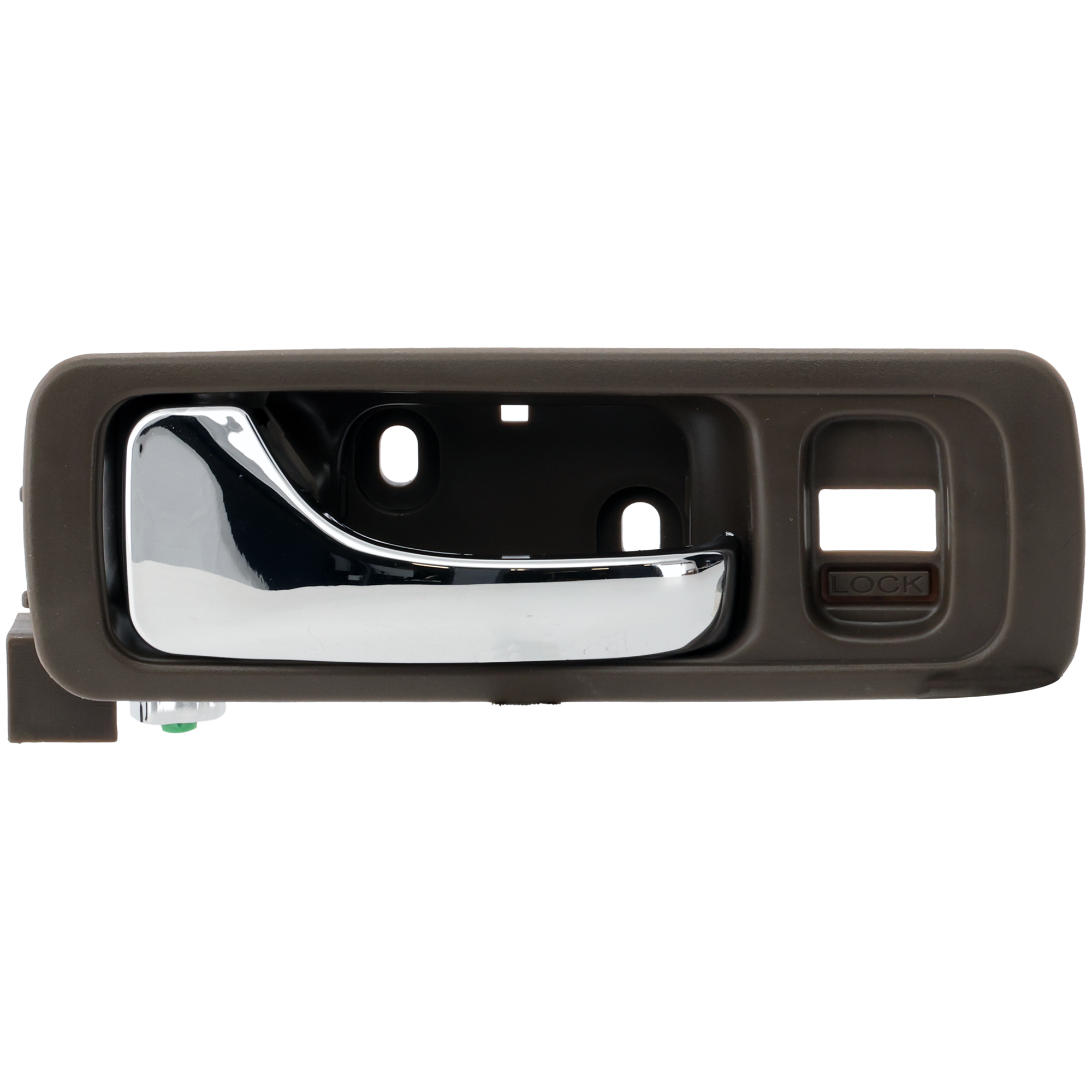 AM ACURA RL 96-04 FRONT INTERIOR DOOR HANDLE LH Chrome Lever+Dark Brown Housing Taupe Plastic+Small Metal SKU REPA462128 OEM 72165SZ3003ZC
