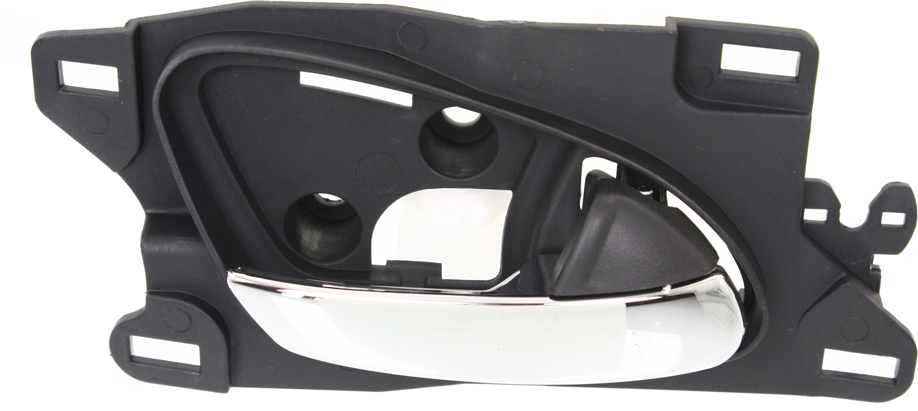 AM RDX 07-12 FRONT INTERIOR DOOR HANDLE RH Chrome Lever + Black Housing Plastic + Metal SKU REPA462133 OEM 72120STKA01ZA 72120STKA01ZC