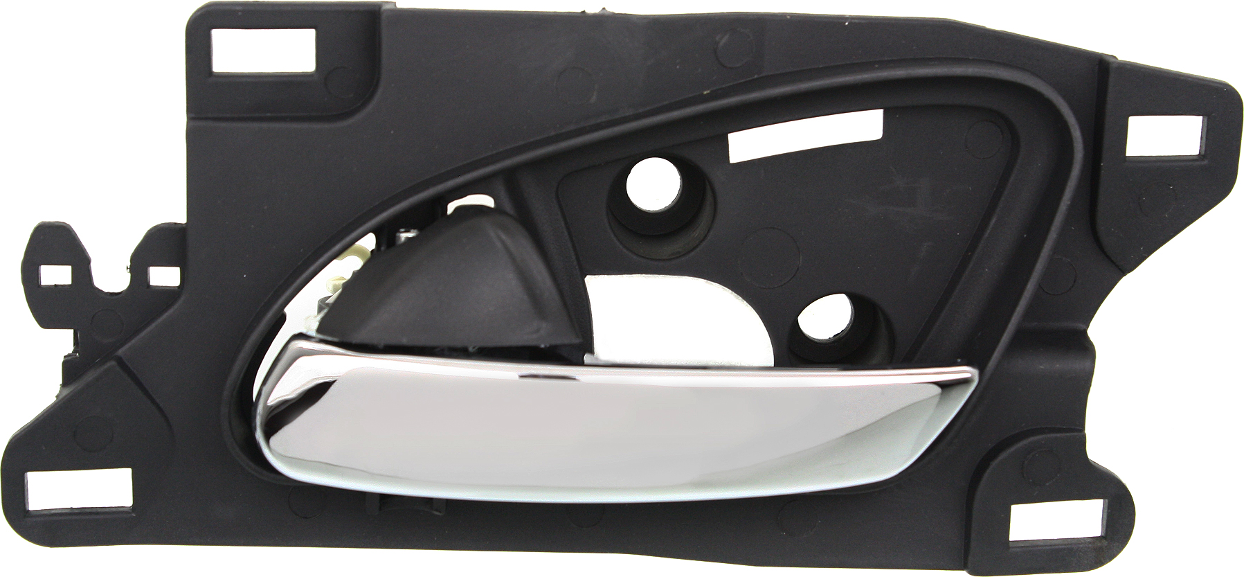 AM RDX 07-12 FRONT INTERIOR DOOR HANDLE LH Chrome Lever + Black Housing Plastic + Metal SKU REPA462134 OEM 72160STKA01ZA 72160STKA01ZC