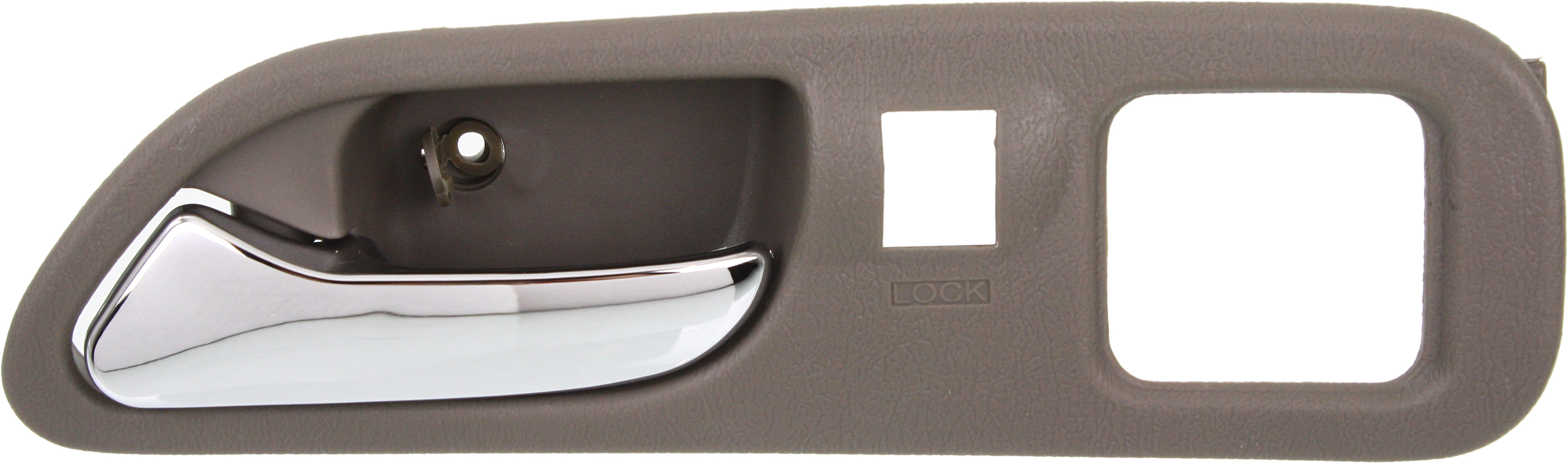 AM TL 99-03 MDX 01-06 INTERIOR FRONT DOOR HANDLE Left Chr Lever+Beige Housing Saddle Plas MDX w Touring Pkg SKU REPA462138B OEM 72165SV3A02ZB