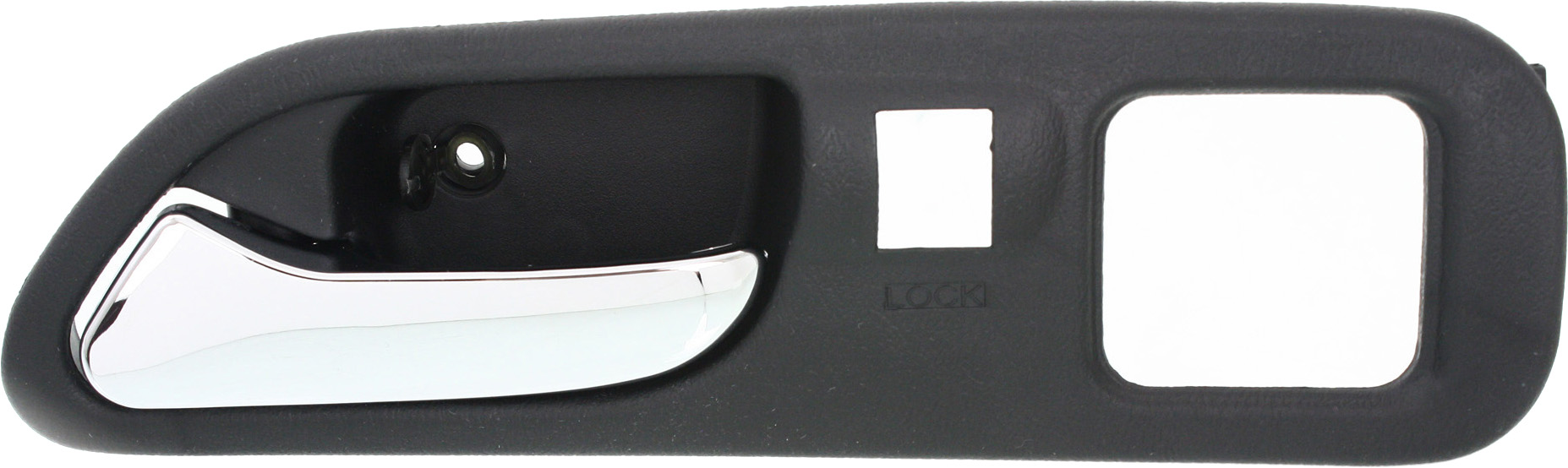 AM TL 99-03 MDX 01-06 INTERIOR FRONT DOOR HANDLE Left Chr Lever+Black Housing Plas MDX w Touring Pkg SKU REPA462142B OEM 72165S3VJ01ZA 72165S3VA72ZA