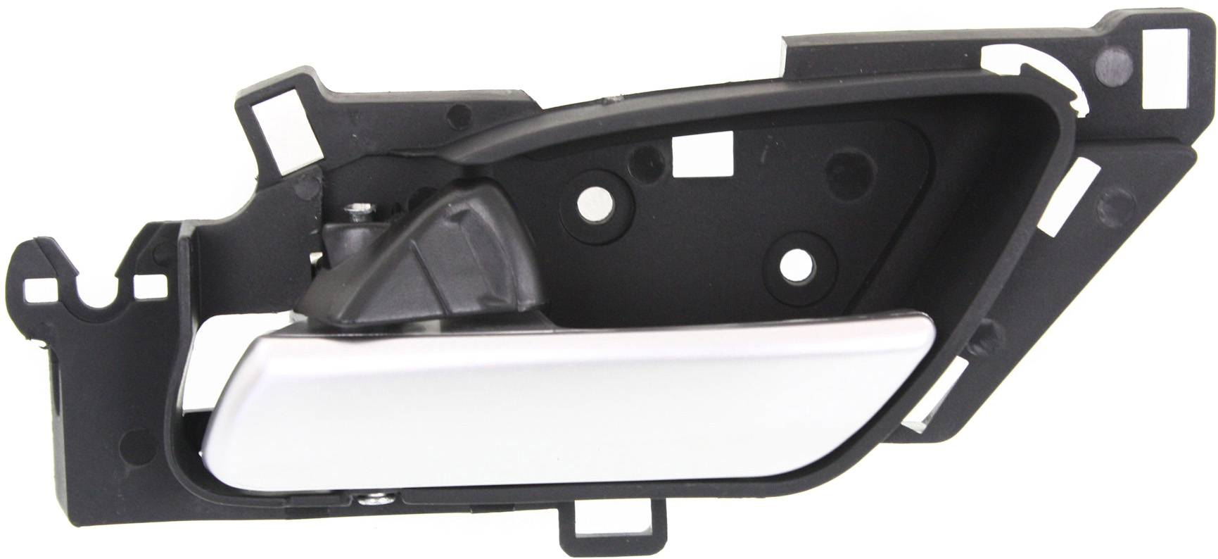 AM MDX 10-13 FRONT INTERIOR DOOR HANDLE LH Satin Chrome Lever + Black Housing Plastic + Metal =REAR SKU REPA462144 OEM 72160STXA02ZB