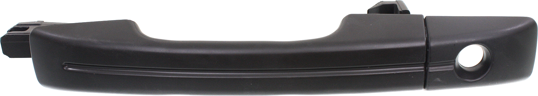 AM TL 04-08 FRONT EXTERIOR DOOR HANDLE LH Primed Black w Keyhole Plastic SKU REPA462156 OEM 72181SEPA01ZB 72184SEPA01ZB