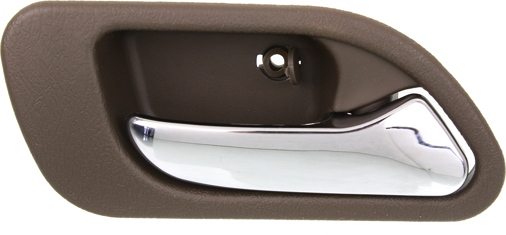 AM TL 99-03 MDX 01-06 REAR INTERIOR DOOR HANDLE RH Chrome Lever + Brown Housing Plastic SKU REPA491329 OEM 72620S3VA52ZB