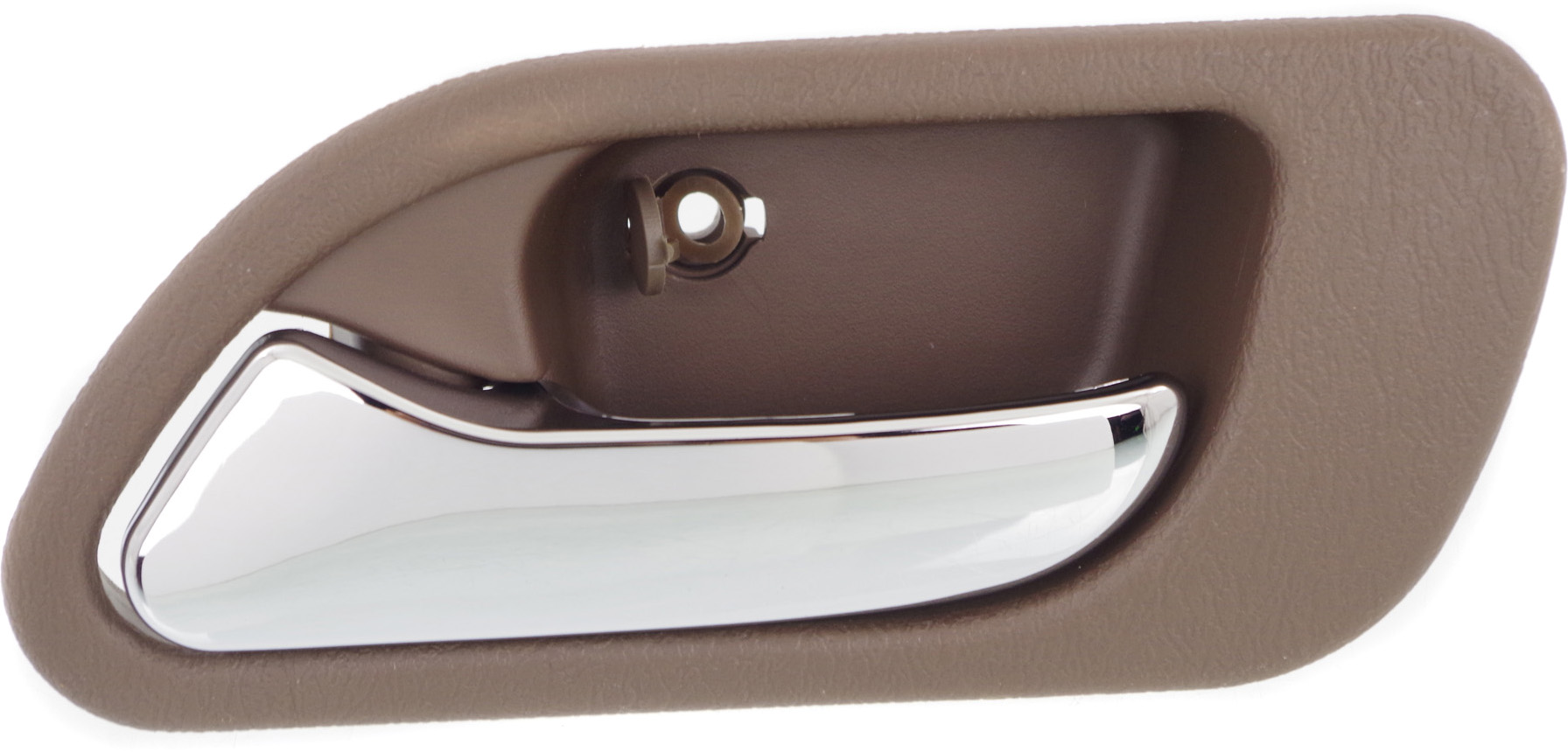 AM TL 99-03 MDX 01-06 REAR INTERIOR DOOR HANDLE LH Chrome Lever + Brown Housing Plastic SKU REPA491330 OEM 72660S3VA52ZB