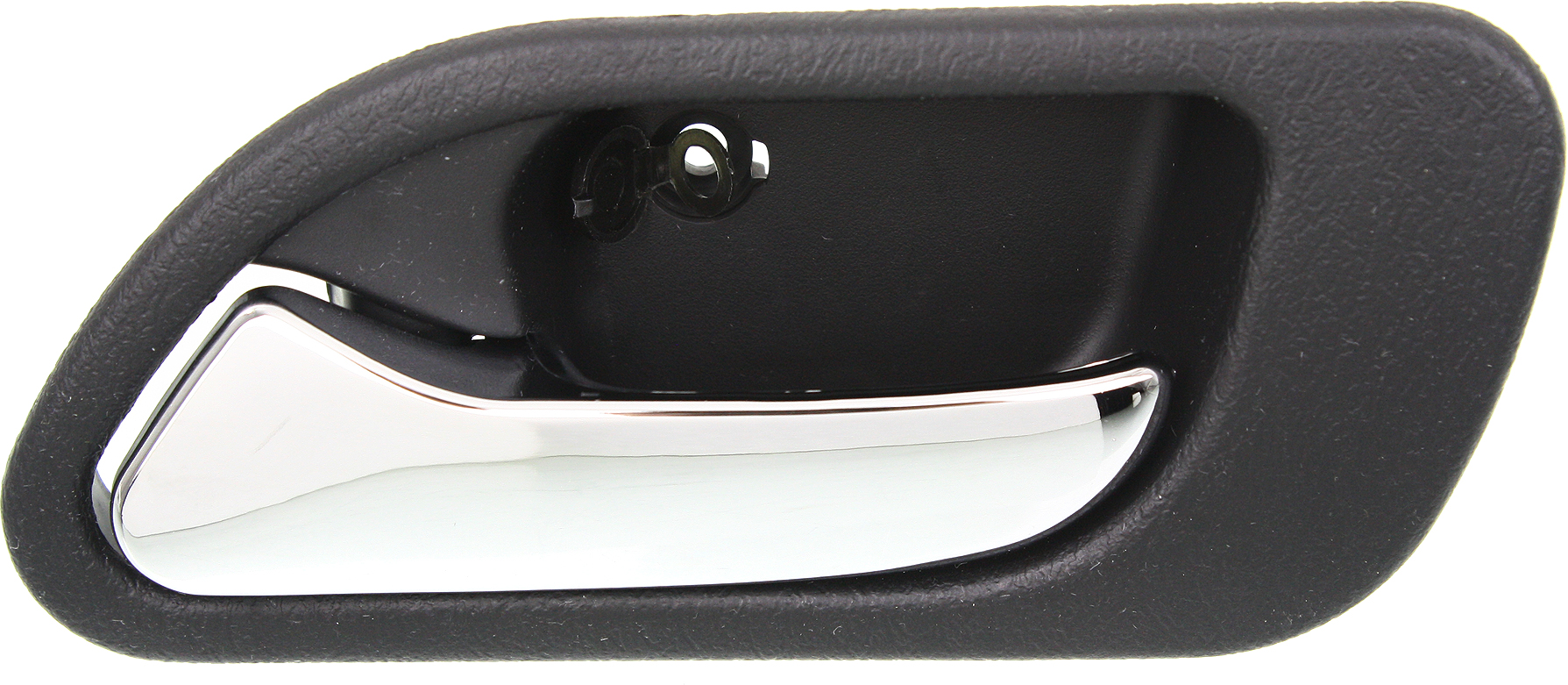 AM TL 99-03 MDX 01-06 REAR INTERIOR DOOR HANDLE LH Chrome Lever + Black Housing Plastic SKU REPA491332 OEM 72660S3VA52ZA