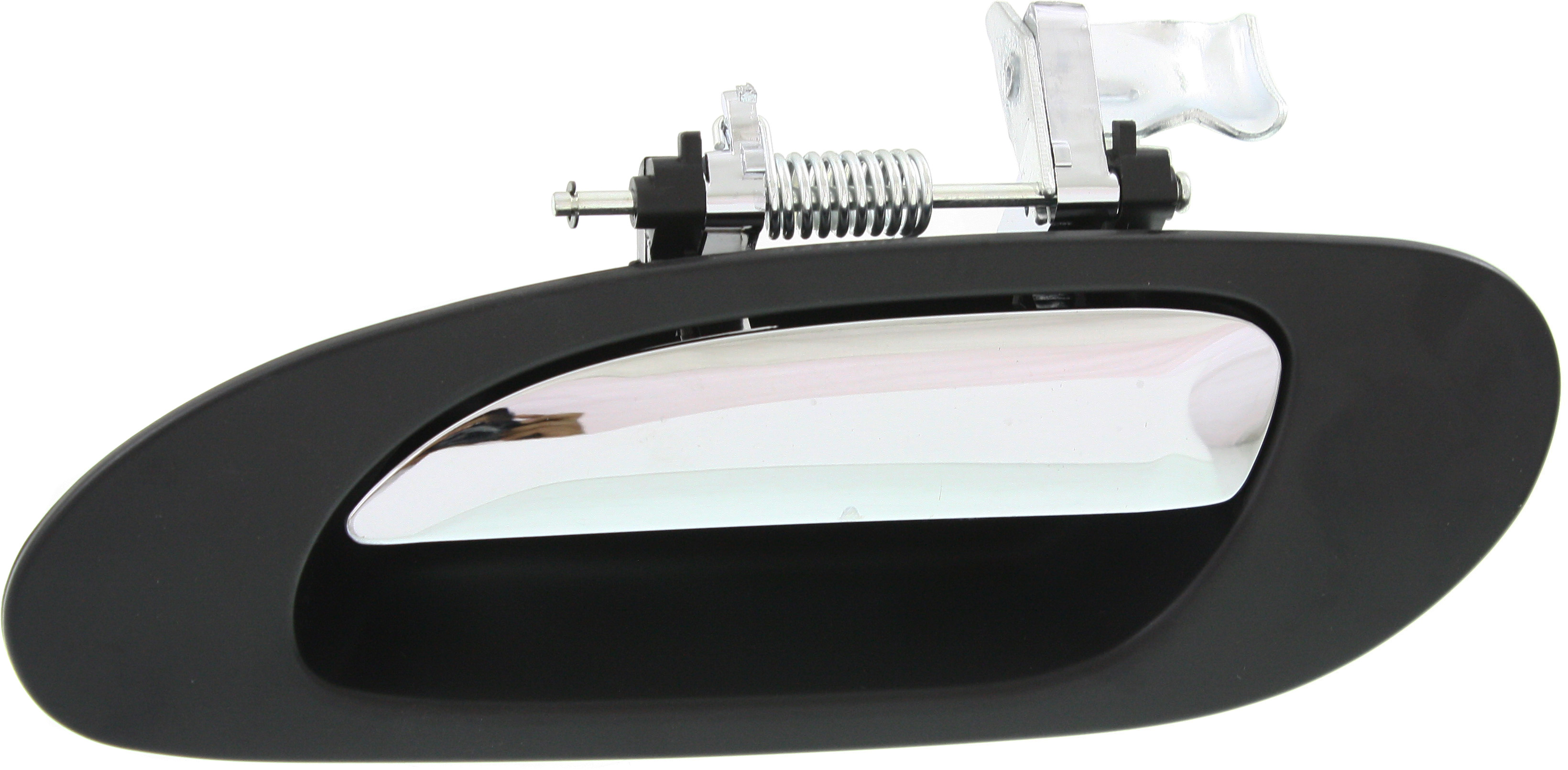 AM TL 99-03 REAR EXTERIOR DOOR HANDLE LH Chrome Lever + Black Housing Plastic SKU REPA491336 OEM 72680S0KA01ZE