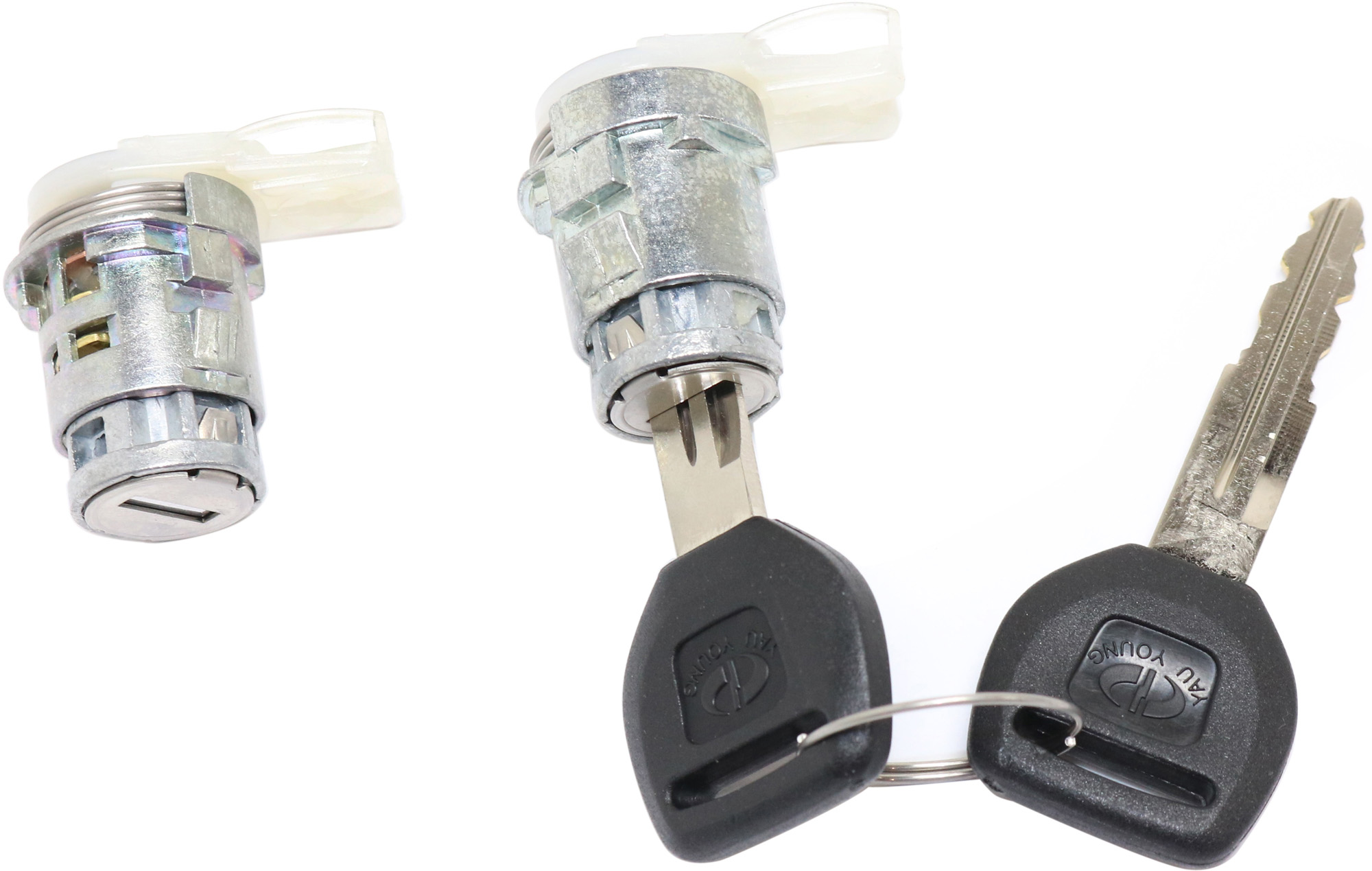 AM INTEGRA 87-93 CIVIC DEL SOL 93-97 DOOR LOCK CYLINDER Set of 2 Chrome w Keys Door Mounted SKU REPA507202 OEM 380114-531597-88922249-8905673