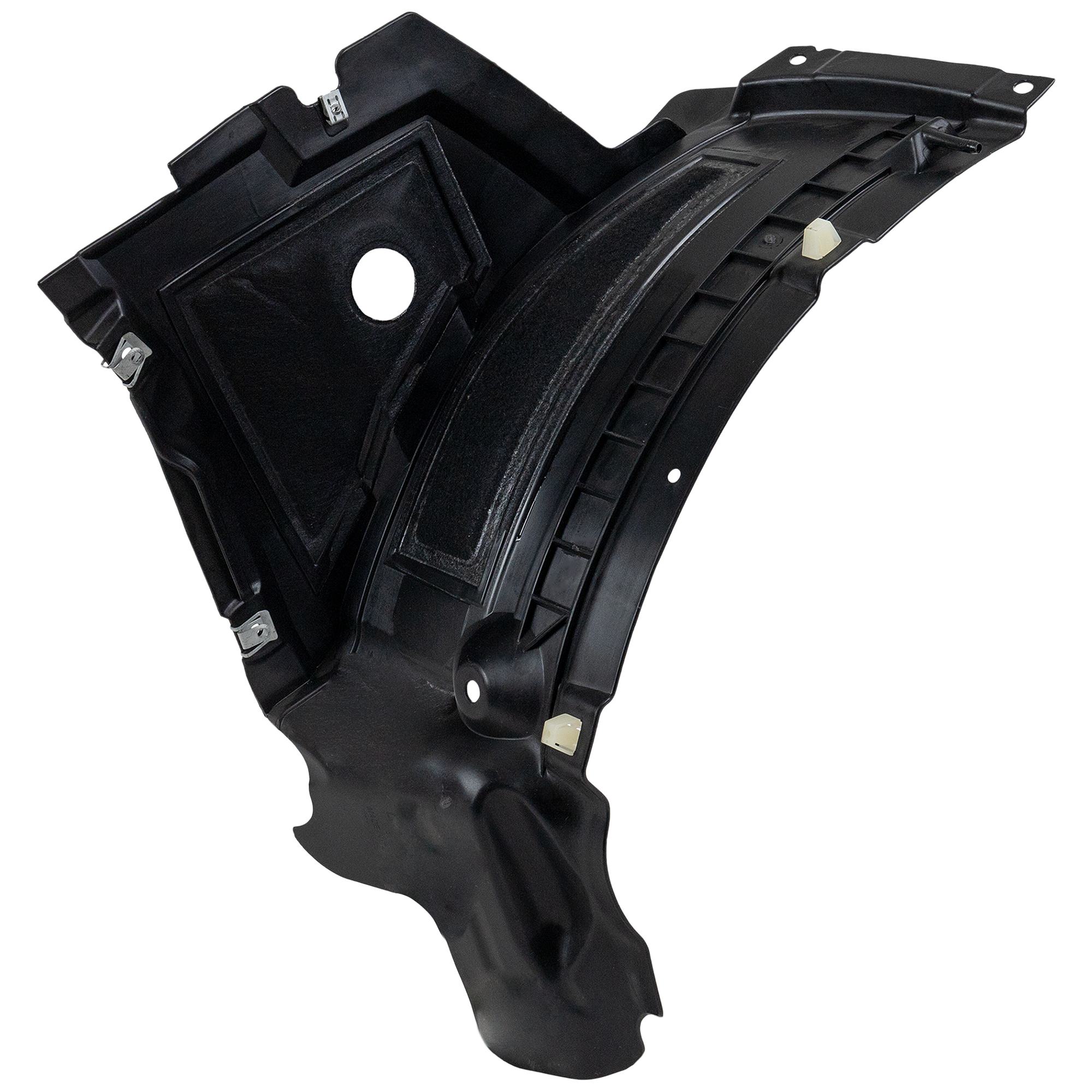 AM A6 S6-12-15 FRONT FENDER LINER RH Front Section Air Extension Spoiler Heat Form w Insulation Foam CAPA SKU REPA542101Q Partslink AU1243100C OEM 4G0853888C