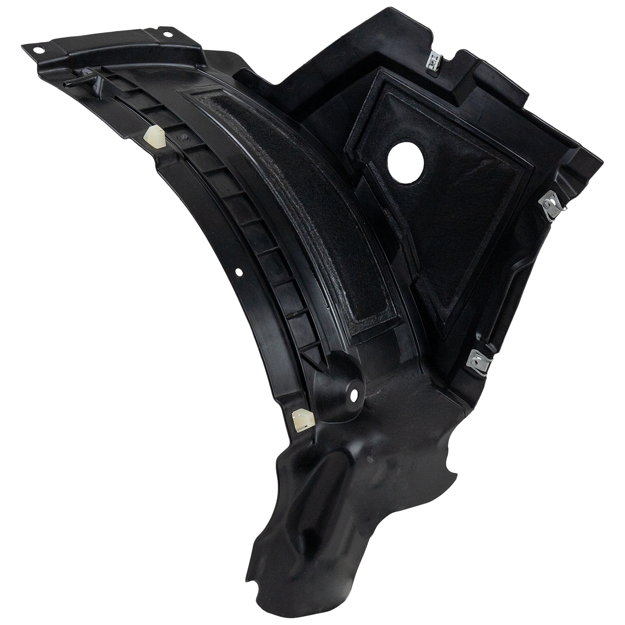 AM A6 S6-12-15 FRONT FENDER LINER LH Front Section Air Extension Spoiler Heat Form w Insulation Foam CAPA SKU REPA542102Q Partslink AU1242100C OEM 4G0853887C
