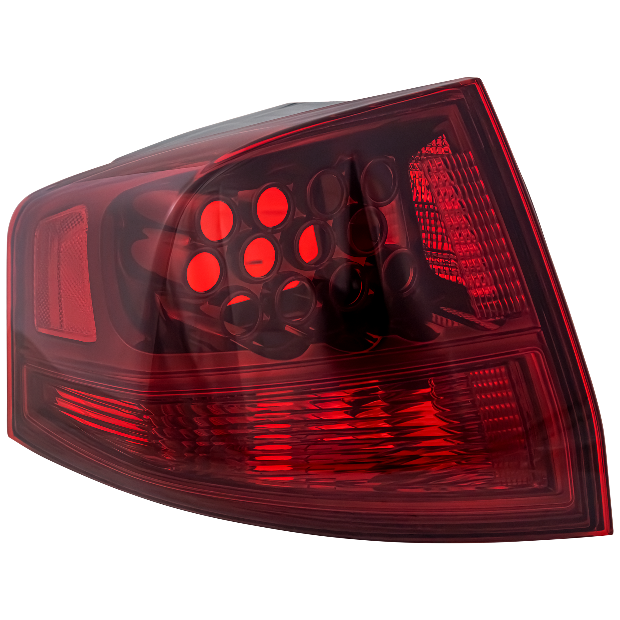 AM MDX 10-13 TAIL LAMP LH Outer Lens and Housing CAPA SKU REPA730126Q Partslink AC2818117C OEM 33551STXA11