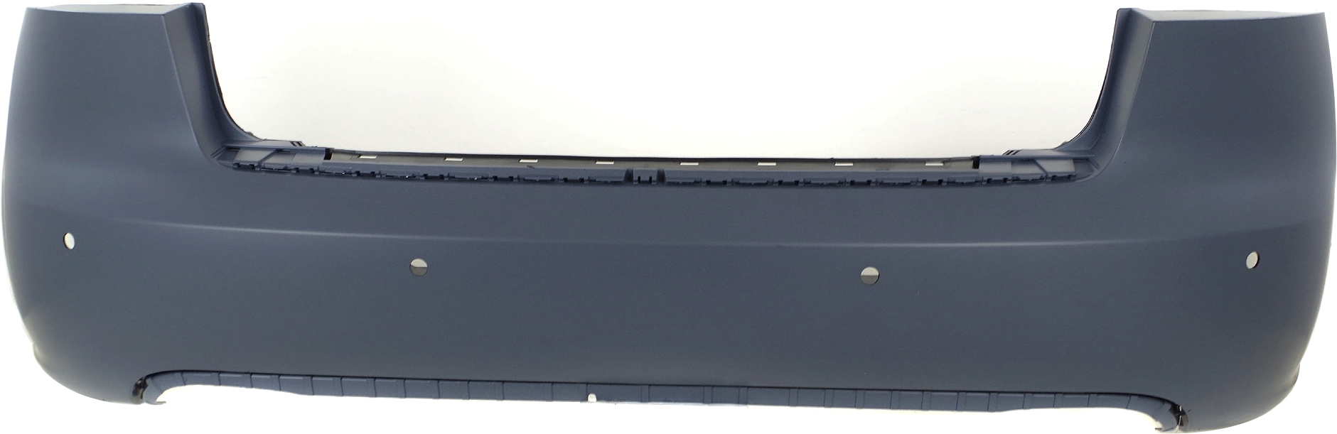 AM A4 S4-05-08 REAR BUMPER COVER Primed w Parking Aid Sensor Holes w o Air Intake Sedan SKU REPA760127P Partslink AU1100163 OEM 8E5807303CGRU