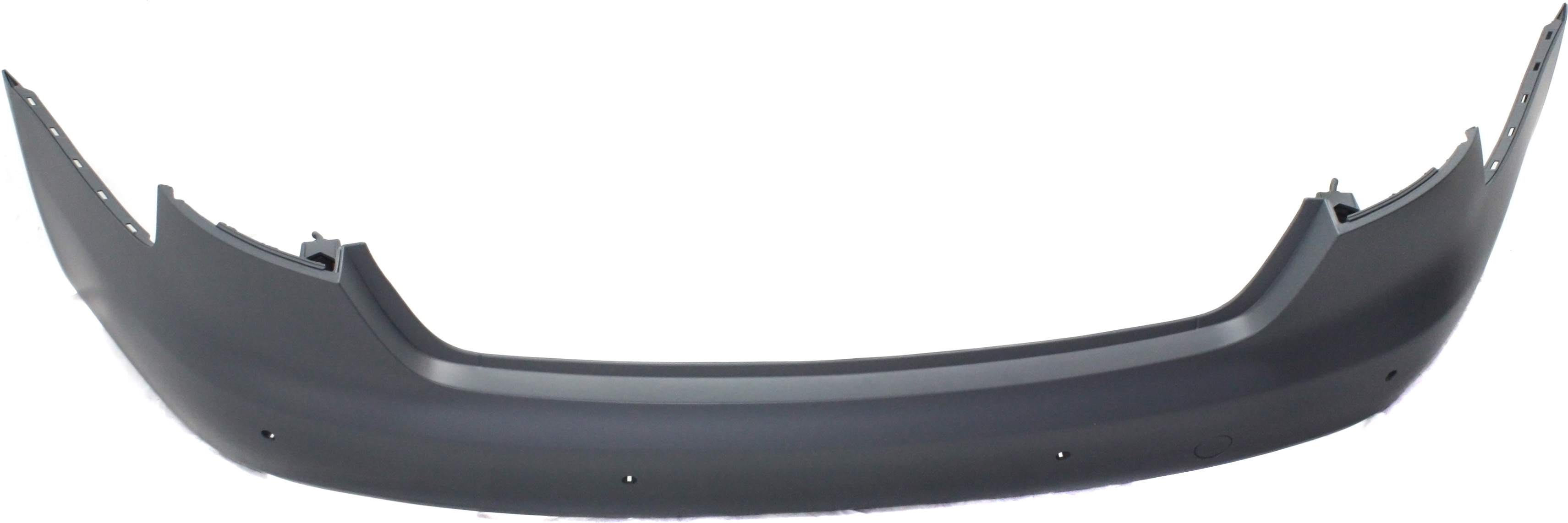 AM A4 S4-09-12 REAR BUMPER COVER Primed w S Line Pkg w Parking Aid Snsr Holes Sedan SKU REPA760132P Partslink AU1100196 OEM 8K5807303CGRU