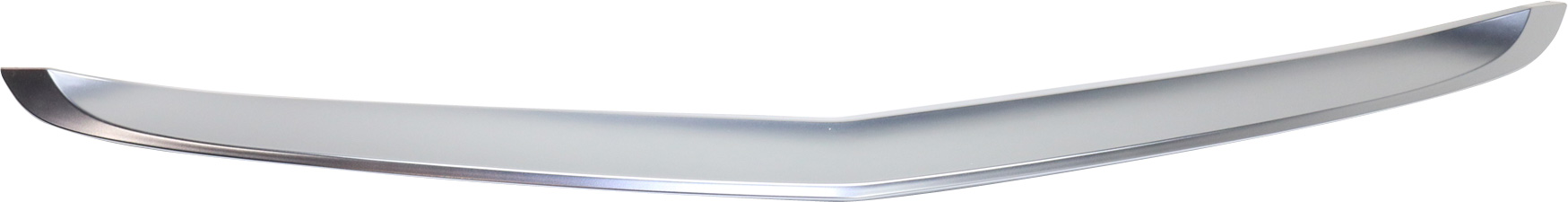 AM TL 12-14 REAR BUMPER MOLDING Upper Center Garnish Satin Nickel SKU REPA763502 Partslink AC1144102 OEM 75530TK4A11