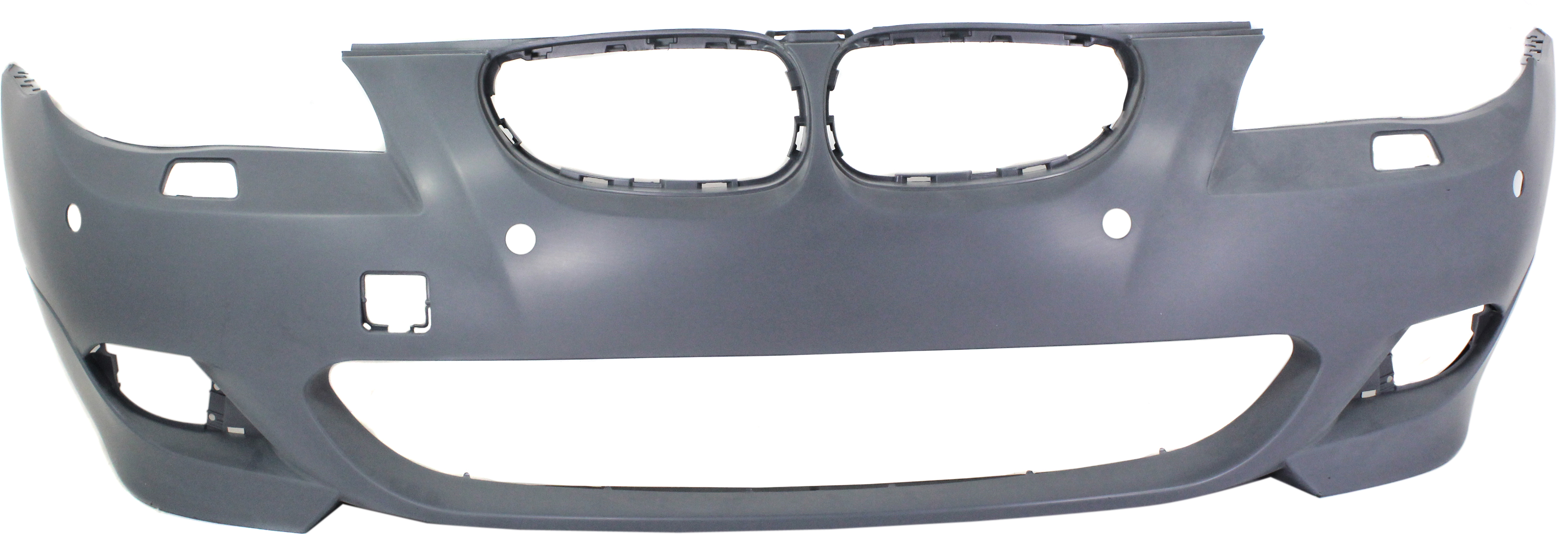 AM 5 SERIES 04-07 FRONT BUMPER COVER Primed w M Pkg Sedan Wagon w PDC Sensor Holes SKU REPB010320P Partslink BM1000181 OEM 51117897208