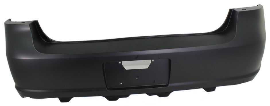 AM LUCERNE 08-11 REAR BUMPER COVER Primed w o Rear Obj Snsr Holes SKU REPB010327P Partslink GM1100820 OEM 25817527