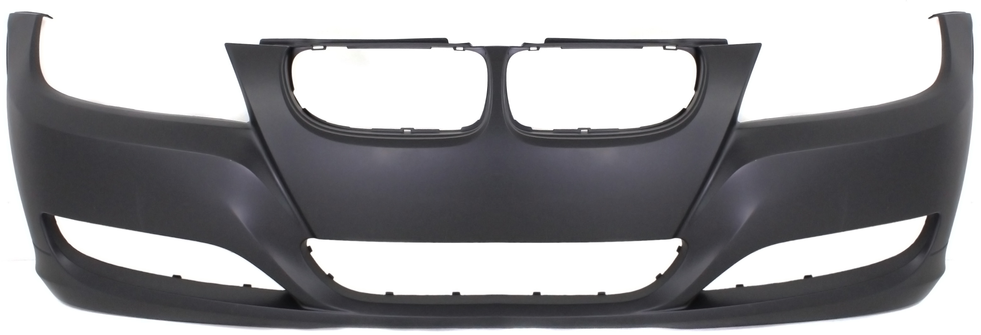 AM 3 SERIES 09-12 FRONT BUMPER COVER Primed Sedan Wagon w o HLW Holes w o PDC Sensor Holes SKU REPB010347P Partslink BM1000212 OEM 51117226709