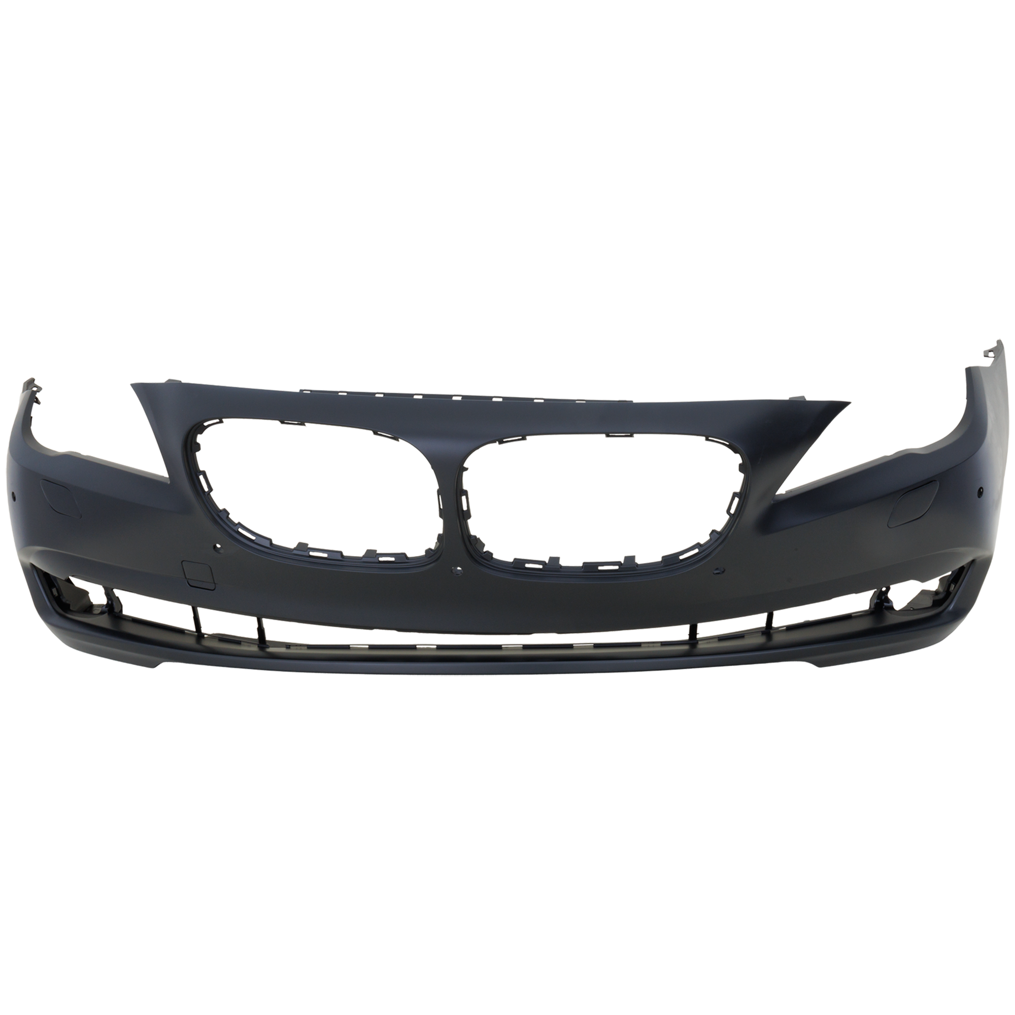 AM 7 SERIES 09-12 FRONT BUMPER COVER Primed w o M Pkg w PDC Sensor Holes and Side View Cam CAPA SKU REPB010351PQ Partslink BM1000231C OEM 51117251632