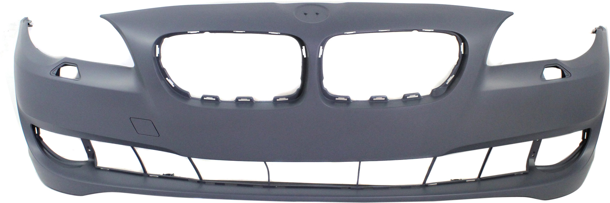 AM 5 SERIES 11-13 FRONT BUMPER COVER Primed Exc. GT Model w o M Pkg w o Park Distance Control Sensor Holes CAPA SKU REPB010375PQ Partslink BM1000243C BM1000242C OEM 51117285963