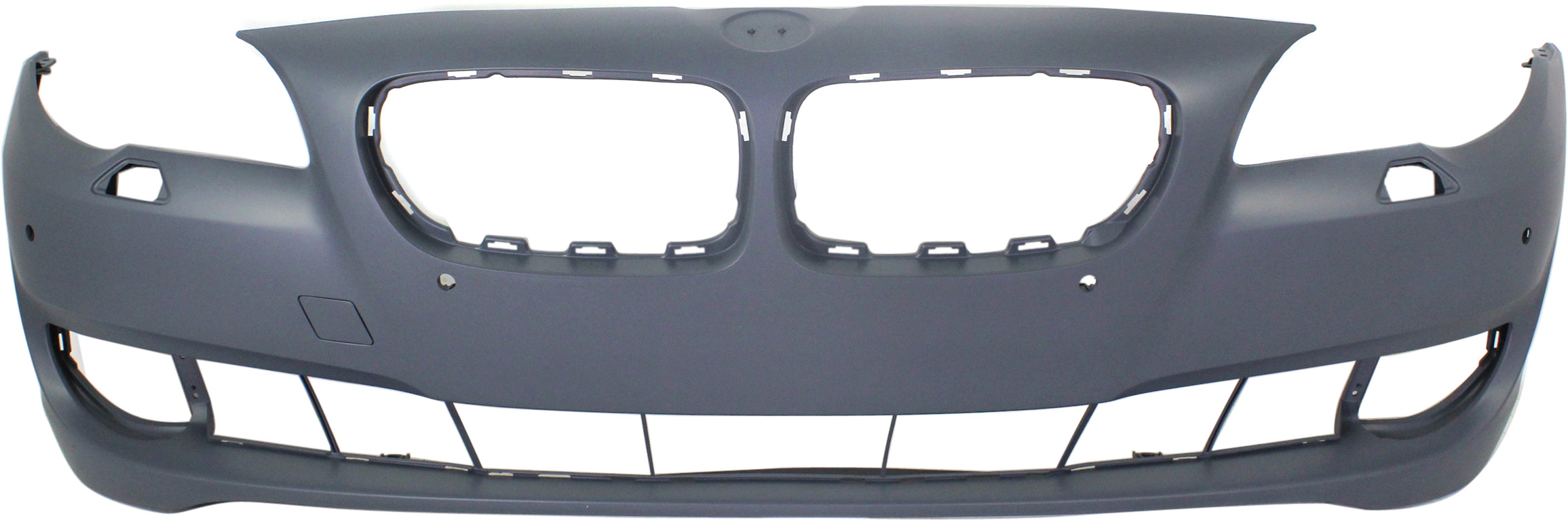 AM 5 SERIES 11-13 FRONT BUMPER COVER Primed w o M Pkg w Park Distance Control Sensor Holes w Side View Cam Sdn CAPA SKU REPB010377PQ Partslink BM1000240C OEM 51117285965