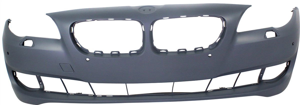 AM 5 SERIES 11-13 FRONT BUMPER COVER Primed w o M Pkg w Park Distance Control Sensor Holes w Side View Cam Sdn SKU REPB010377P Partslink BM1000240 OEM 51117285965