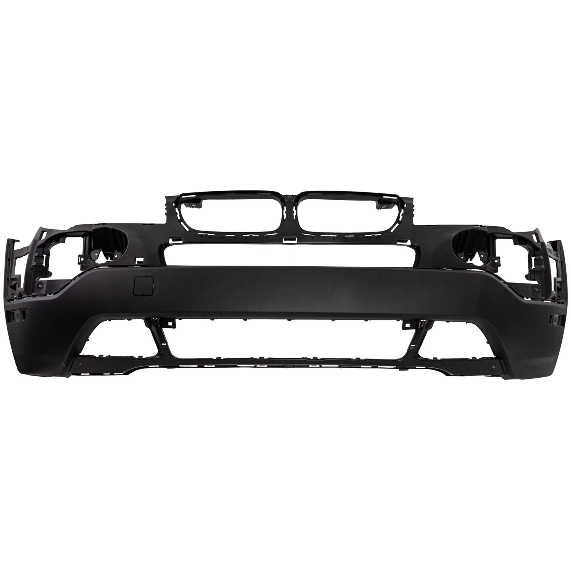 AM X3-07-10 FRONT BUMPER COVER Lower Textured w o M Package w o Park Distance Control Sensor Holes CAPA SKU REPB010378Q Partslink BM1015102C OEM 51113445877