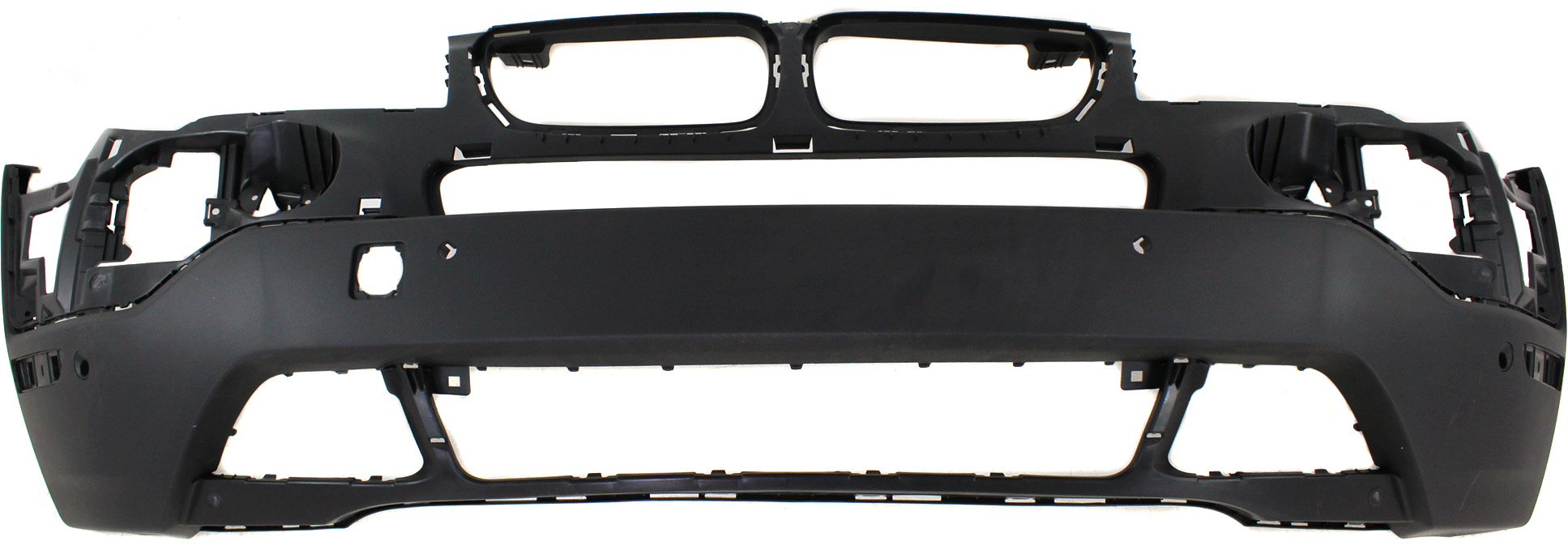 AM X3-07-10 FRONT BUMPER COVER Lower Textured w o M Package w Park Distance Control Sensor Holes CAPA SKU REPB010382Q Partslink BM1015101C OEM 51113445878