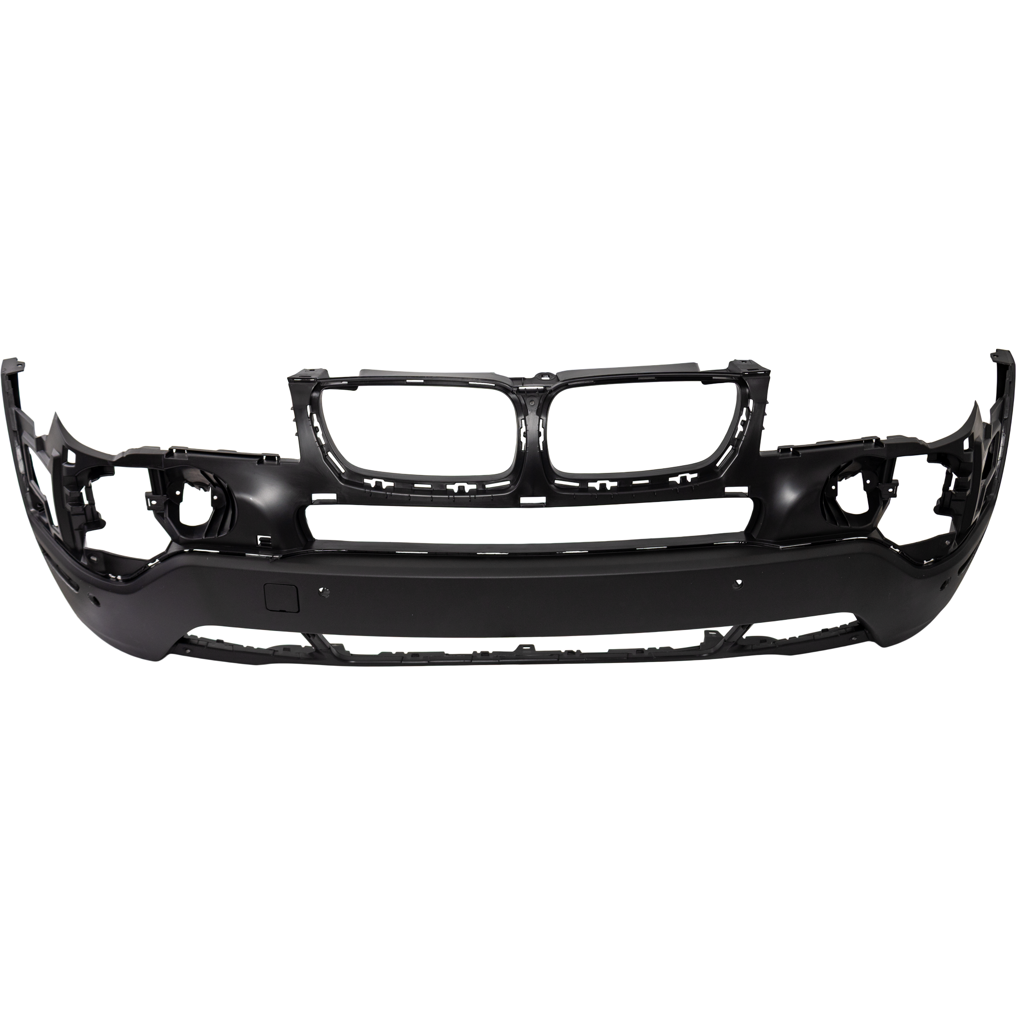 AM X3-07-10 FRONT BUMPER COVER Lower Textured w o M Package w Park Distance Control Sensor Holes SKU REPB010382 Partslink BM1015101 OEM 51113445878