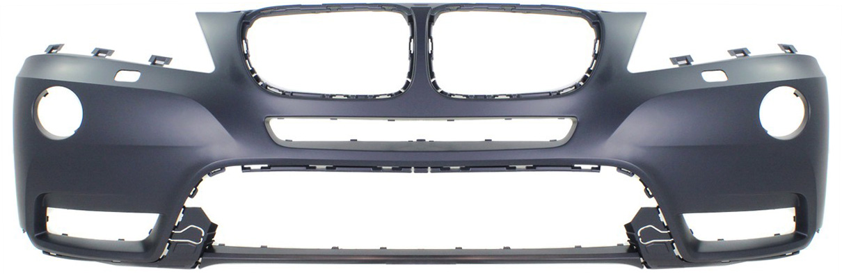 AM X3-11-14 FRONT BUMPER COVER Primed w o M Package w Headlight Washer Holes SKU REPB010384P Partslink BM1000253 OEM 51117261188