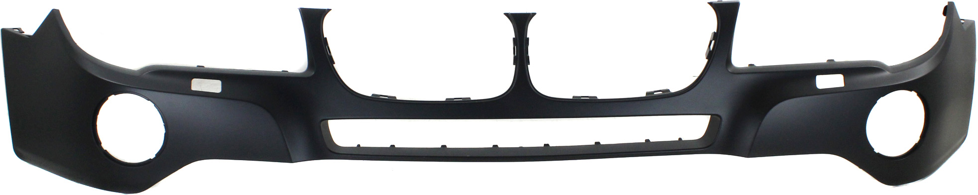 AM X3-07-10 FRONT BUMPER COVER Upper Primed w o M Package w Headlight Washer Holes SKU REPB010386P Partslink BM1000215 OEM 51113438627