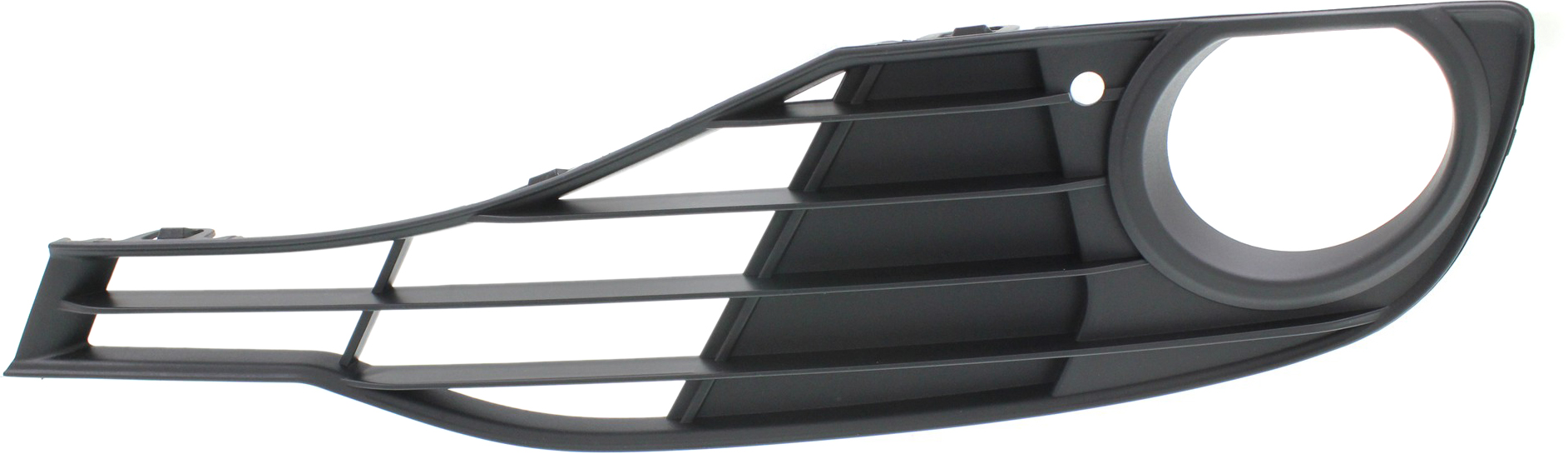 AM 3 SERIES 12-15 FRONT FOG LAMP MOLDING LH Textured Black Standard w o M Sport Pkg Sedan Wagon SKU REPB015536 Partslink BM1038129 OEM 51117255369