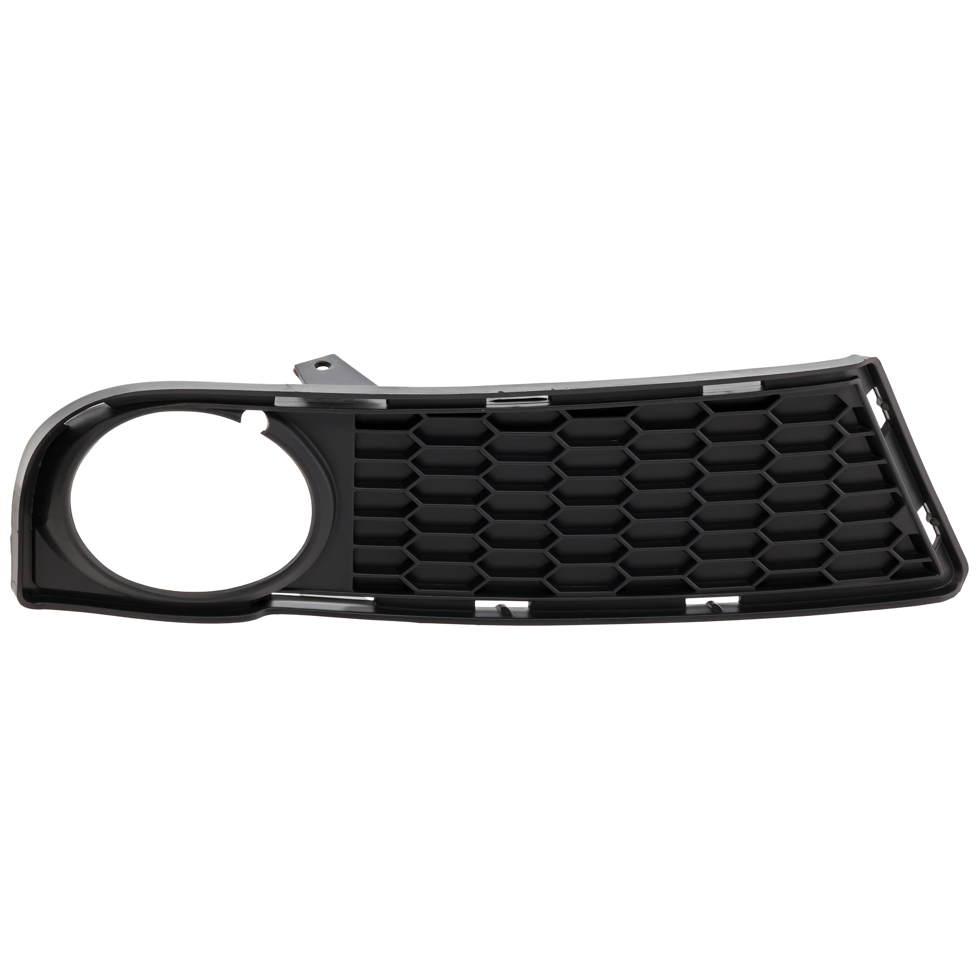 AM 128I 08-13 FRONT FOG LAMP MOLDING RH Textured Black w M Pkg. Convertible Coupe SKU REPB015541 Partslink BM1039134 OEM 51118045450