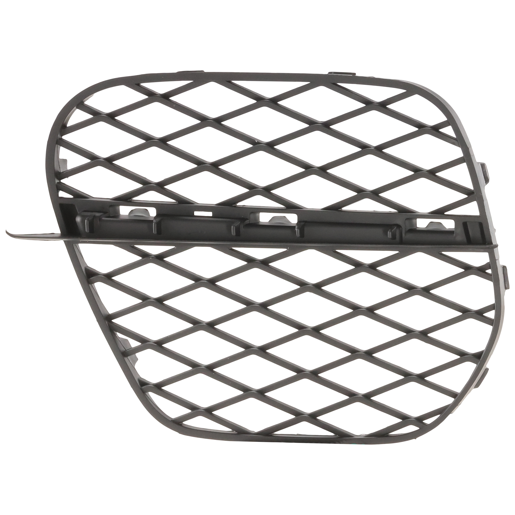 AM X5-11-13 FRONT BUMPER GRILLE LH Outer Primed 35d 50i Models w o M Pkg Open Grille SKU REPB015549 Partslink BM1038132 OEM 51117222857