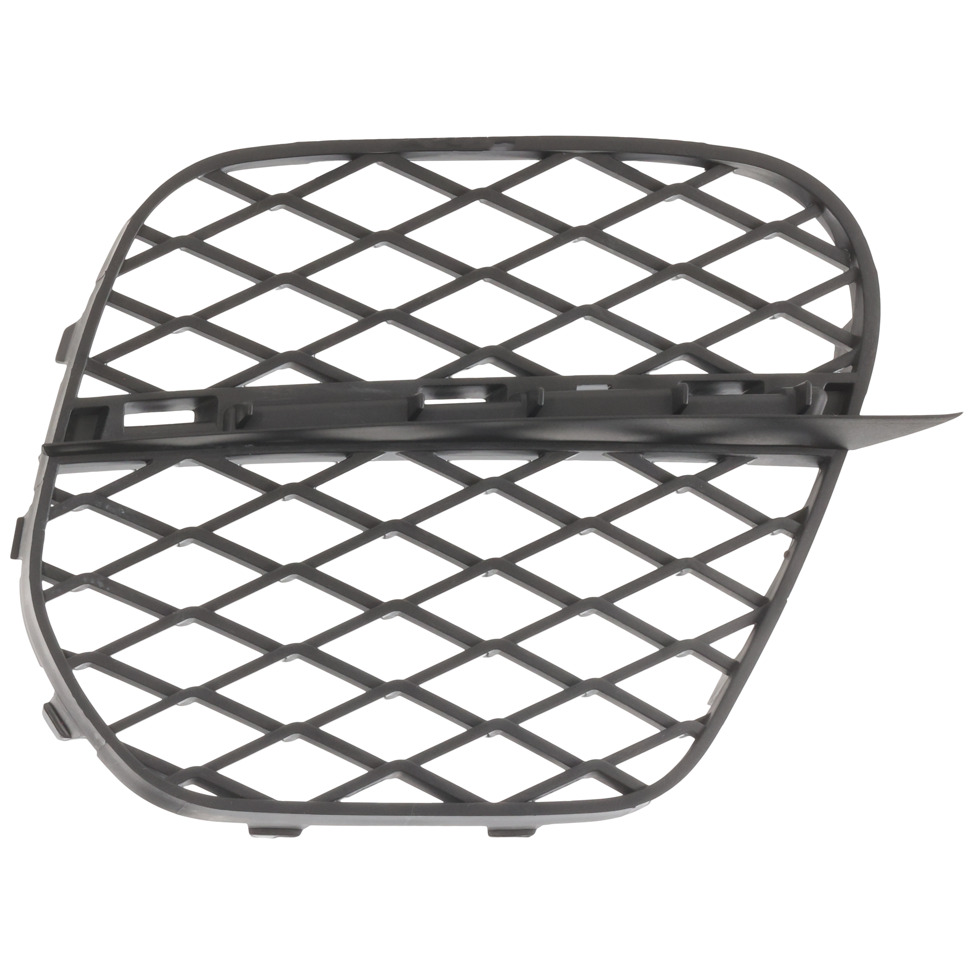 AM X5-11-13 FRONT BUMPER GRILLE RH Outer Primed w o M Pkg 50i Model Open Grille SKU REPB015556 Partslink BM1039132 OEM 51117222858
