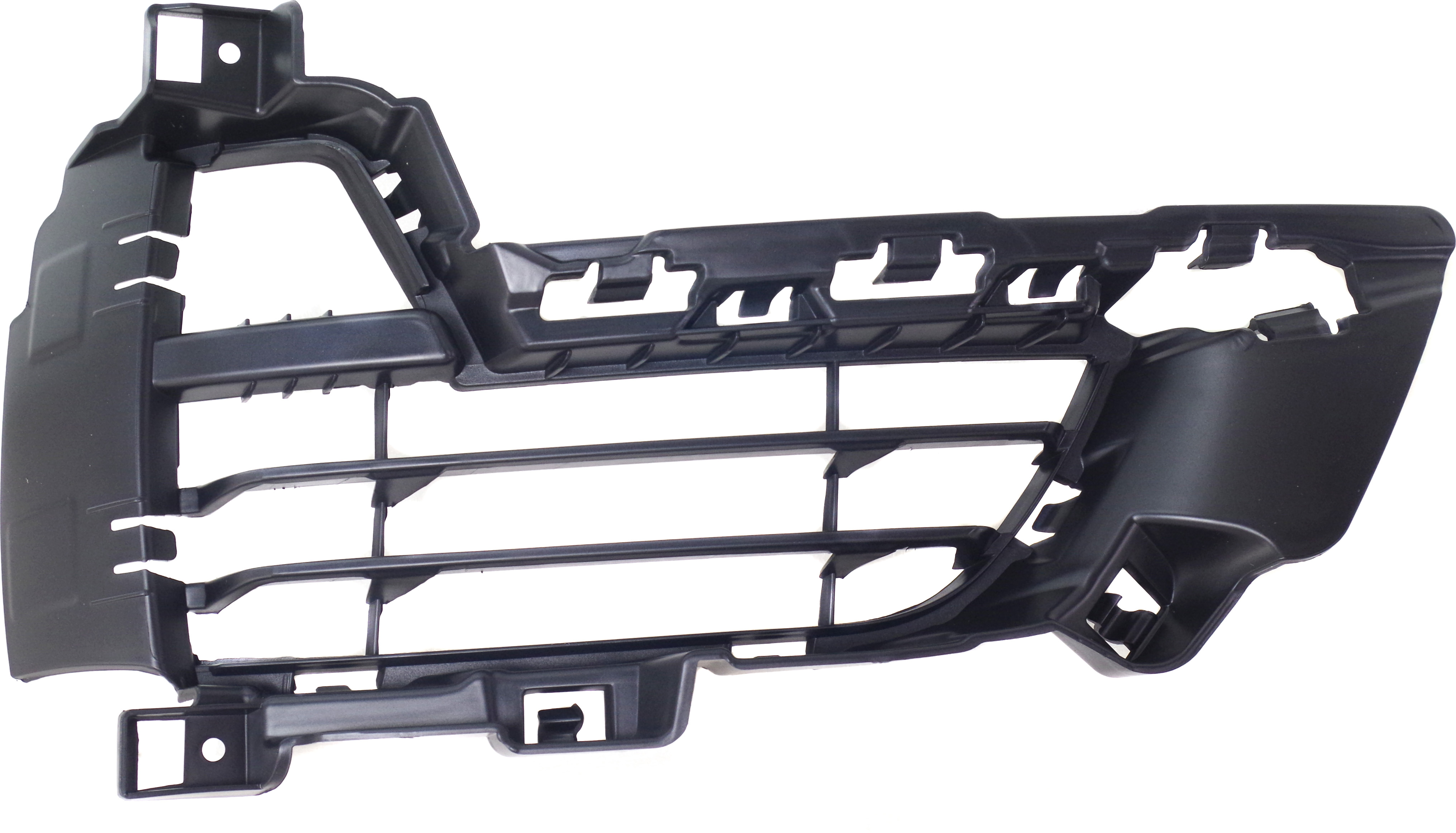 AM X5-14-18 FRONT BUMPER GRILLE RH Outer Textured Black Open Grid w o M Sport Line SKU REPB015557 Partslink BM1039150 OEM 51117303082