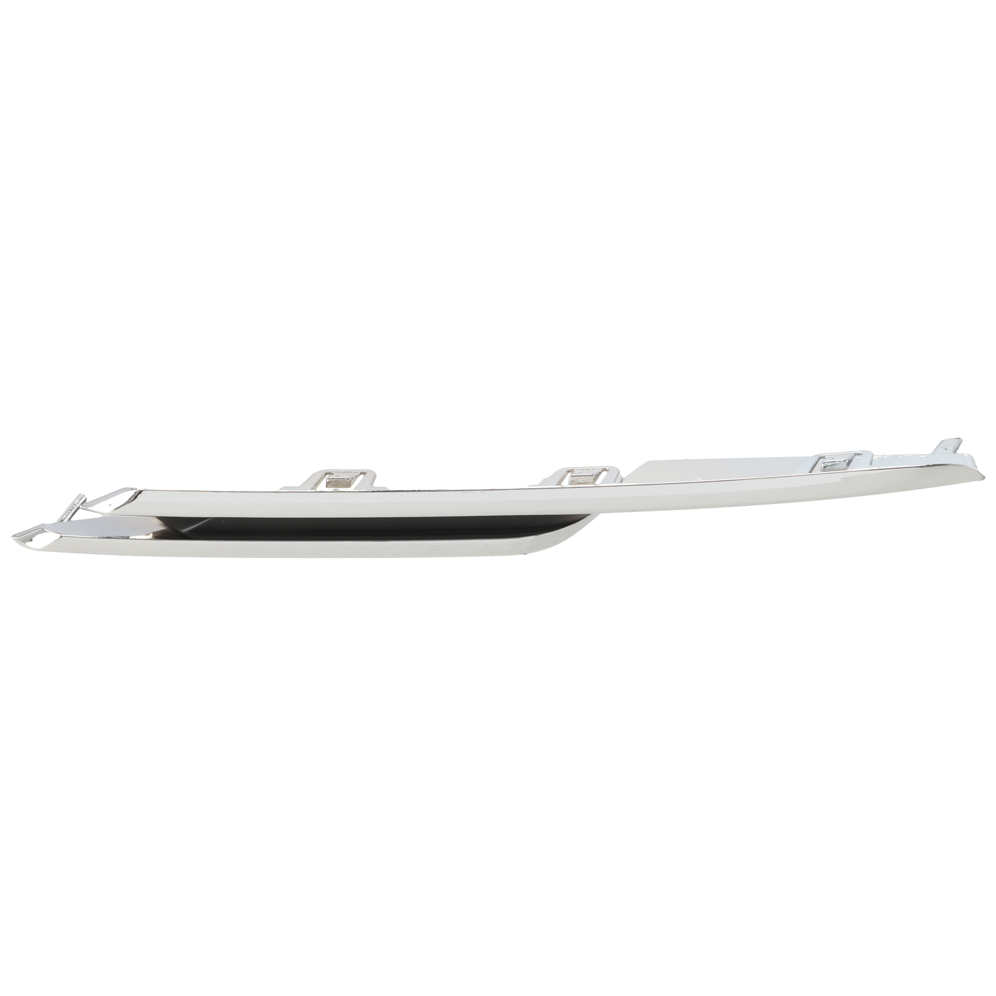 AM 3 SERIES 12-15 FRONT BUMPER MOLDING LH Grille Molding Chrome w o M Sport Line Luxury Line Sdn Wgn SKU REPB016116 Partslink BM1038125 OEM 51117279697