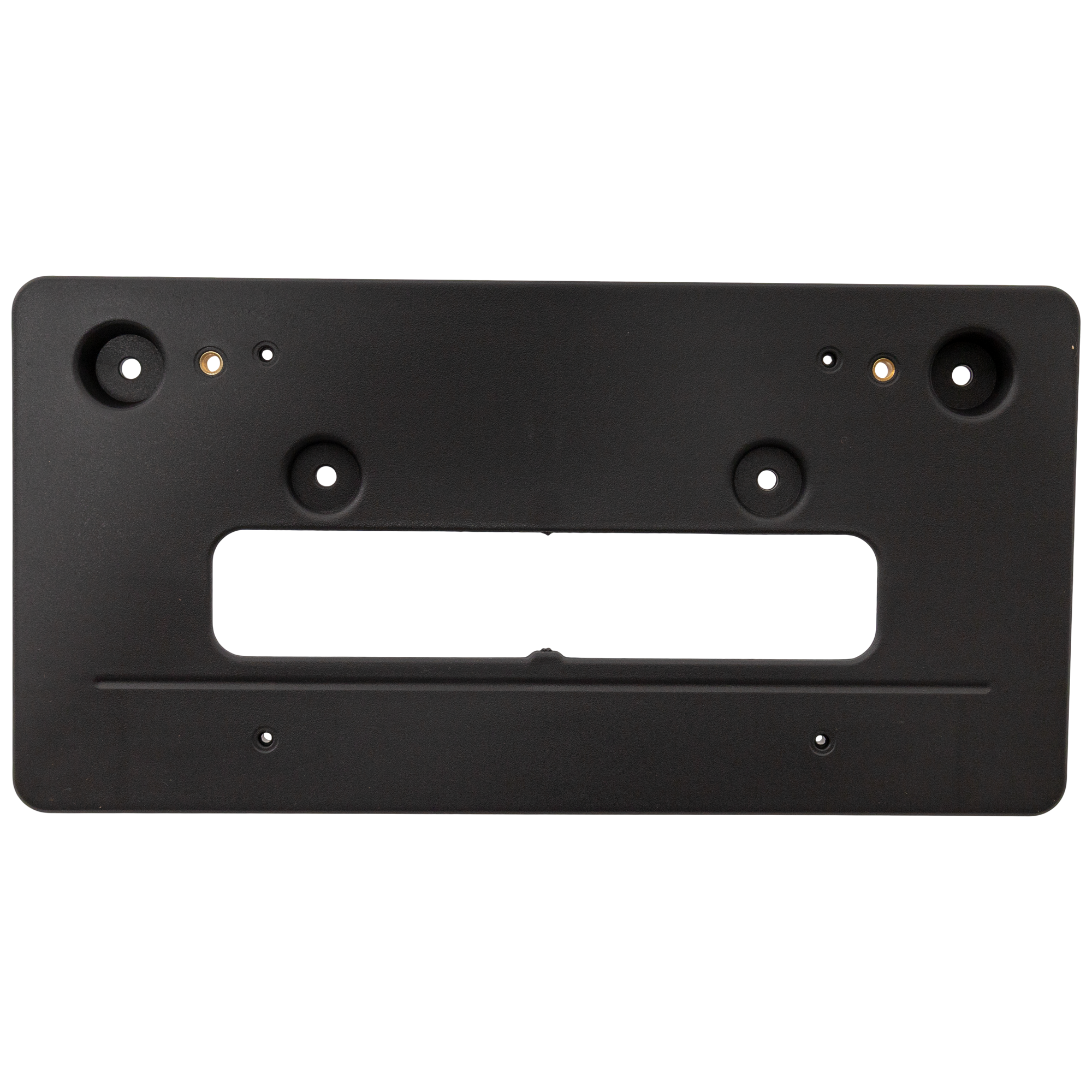 AM 7 SERIES 09-13 FRONT LICENSE PLATE BRACKET Textured Black USA Built SKU REPB017307 Partslink BM1068114 OEM 51117187479