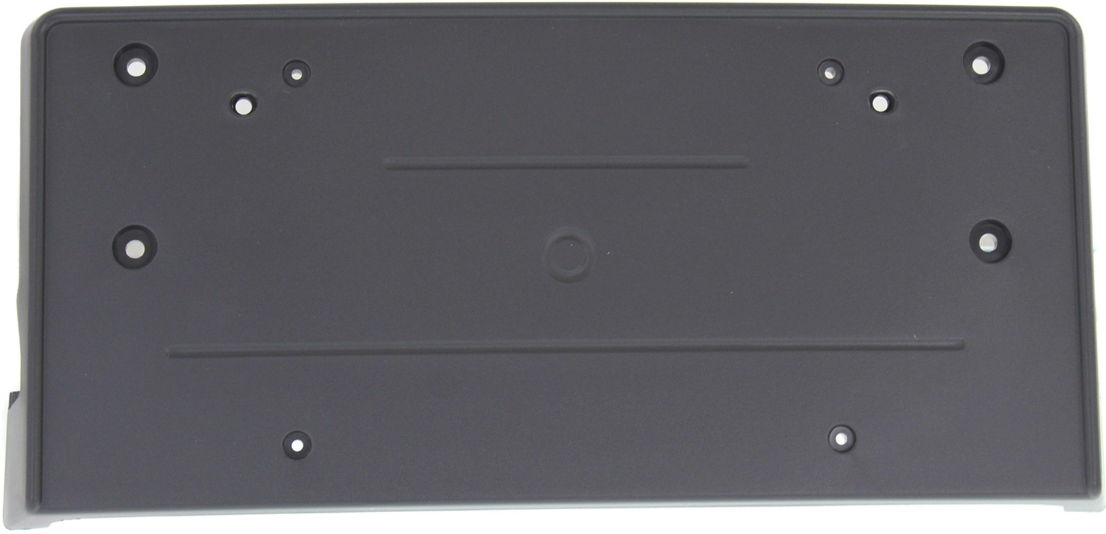 AM X1-13-15 FRONT LICENSE PLATE BRACKET Textured Black w M Sport Package SKU REPB017308 Partslink BM1068118 OEM 51118038046