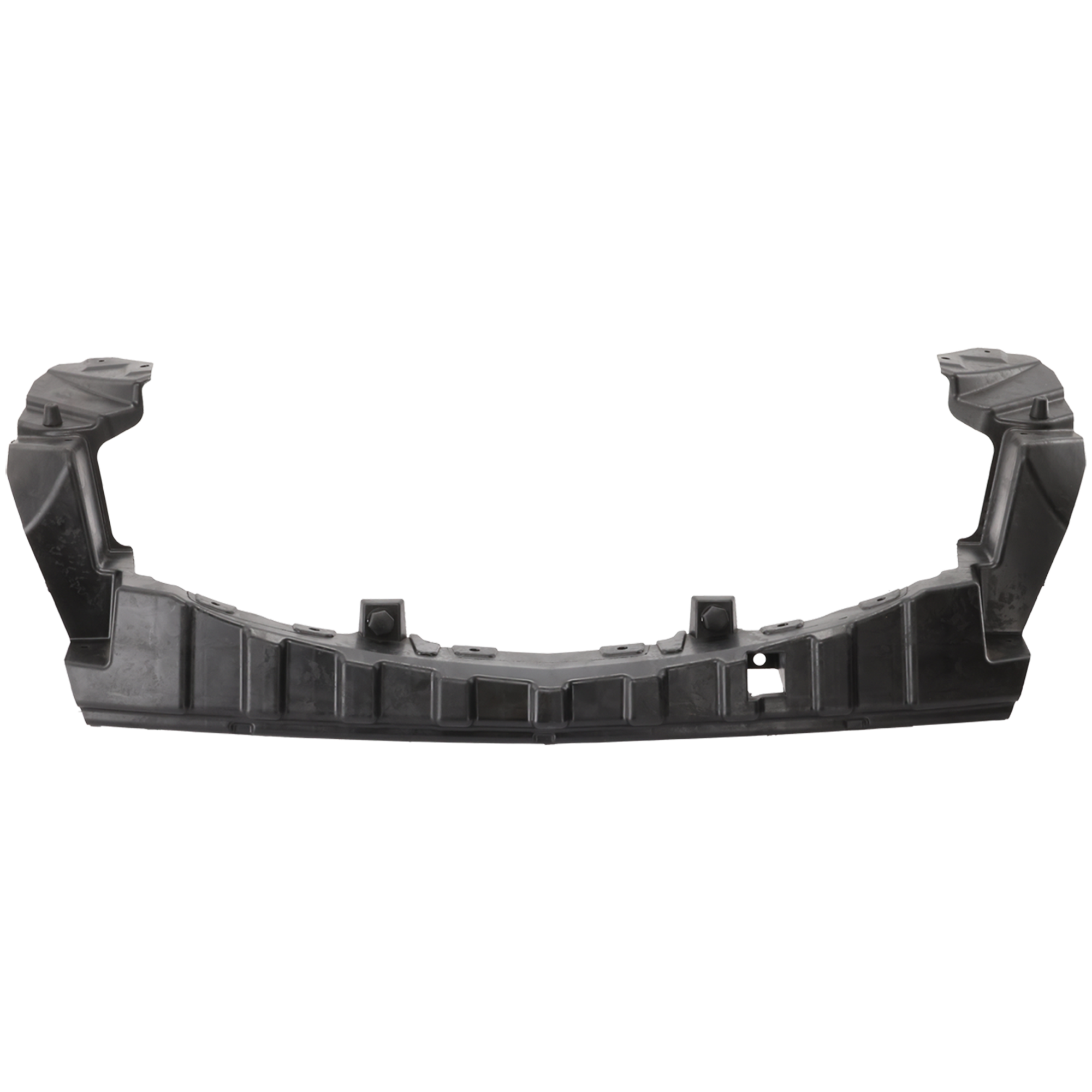 AM ENCLAVE 08-12 FRONT BUMPER RETAINER Support Plastic Textured Black SKU REPB019107 Partslink GM1041122 OEM 25846047