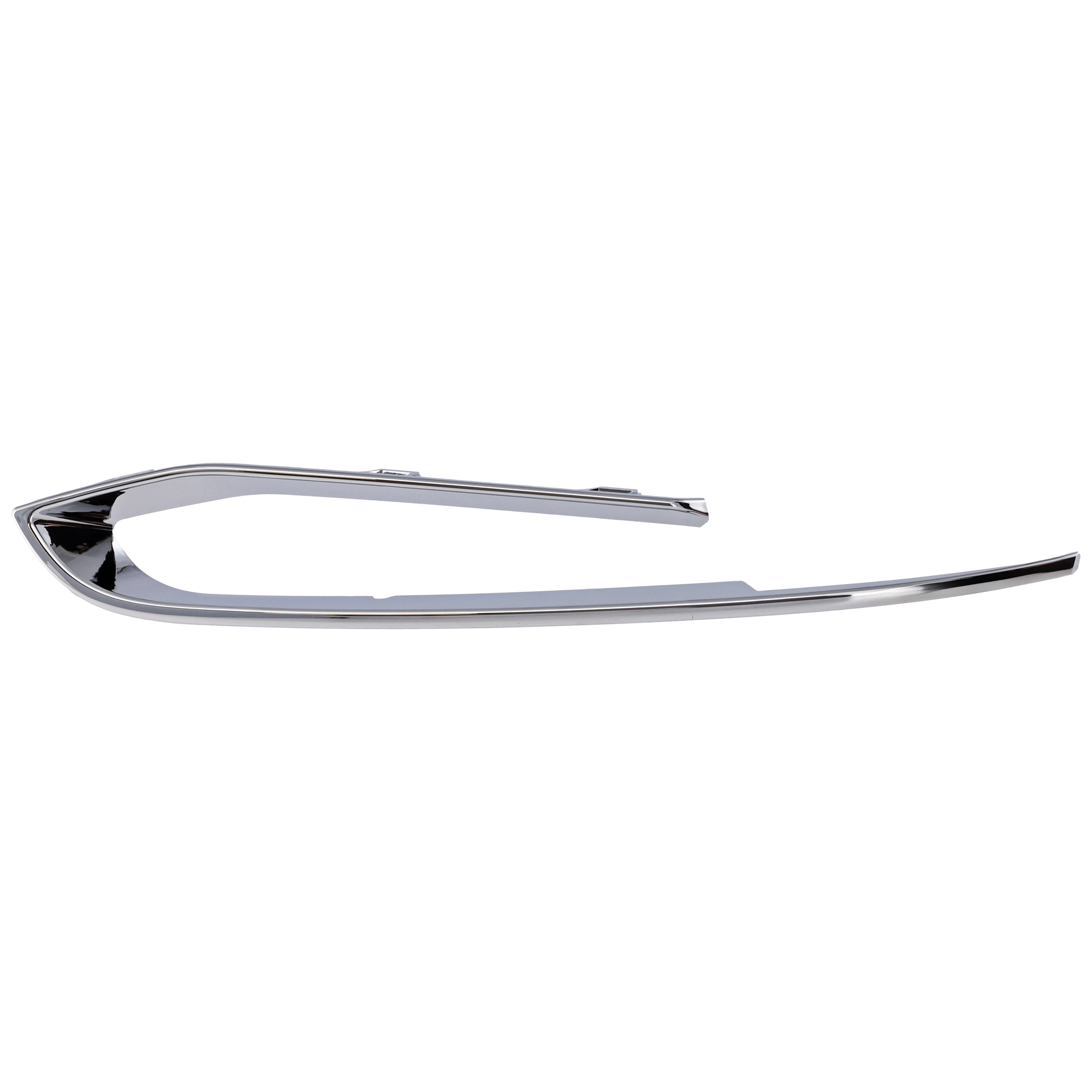 AM 5 SERIES 14-16 FRONT BUMPER GRILLE MOLDING RH Chrome w o M Package Luxury Line Sedan SKU REPB020309 Partslink BM1047134 OEM 51117331770