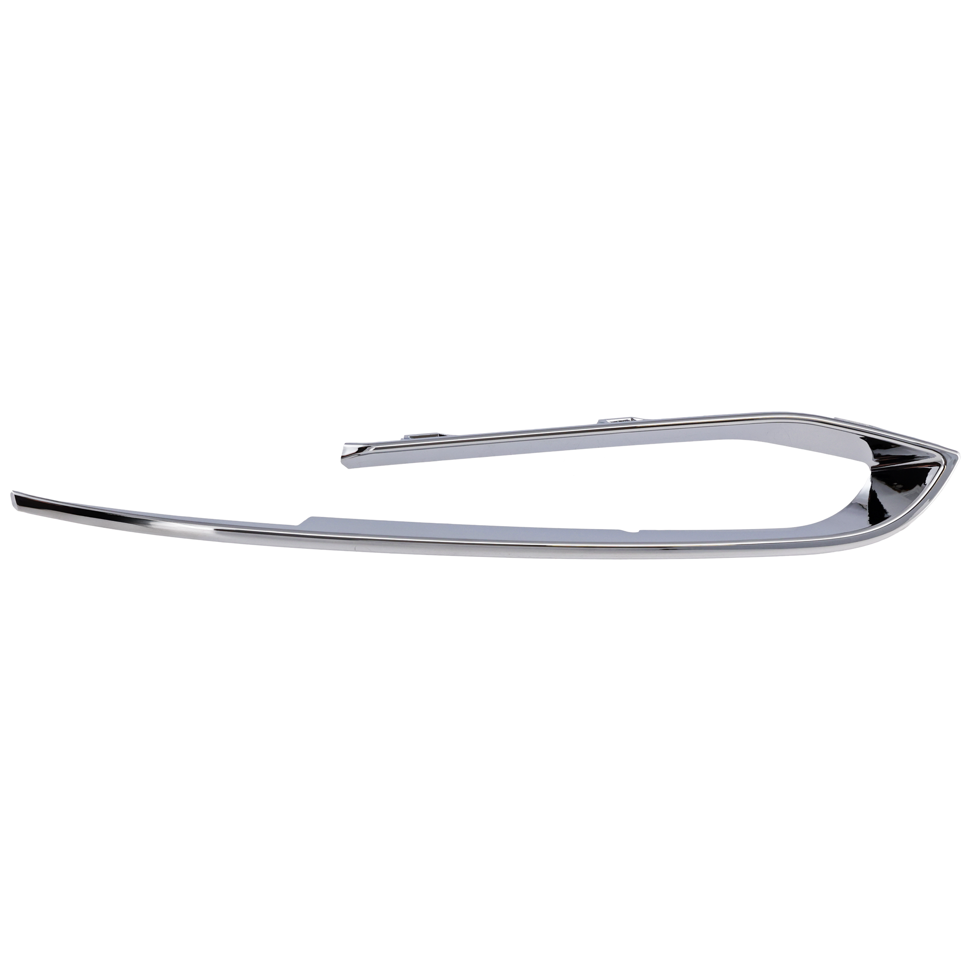 AM 5 SERIES 14-16 FRONT BUMPER GRILLE MOLDING LH Chrome w o M Package Luxury Line Sedan SKU REPB020310 Partslink BM1046134 OEM 51117331769