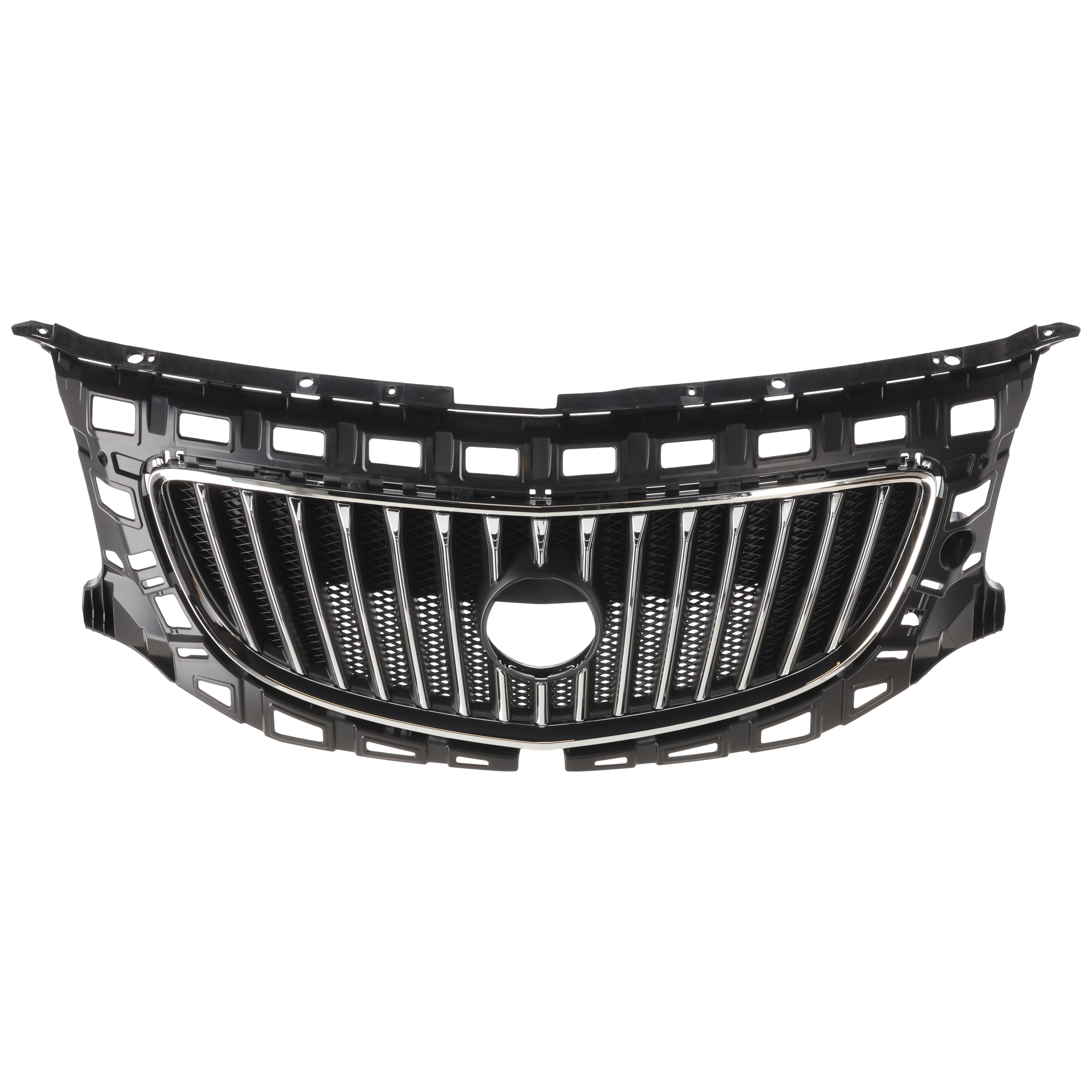 AM REGAL 11-13 GRILLE Plastic Chrome Shell Painted Black Insert Base CXL Models SKU REPB070126 Partslink GM1200653 OEM 20977844-22880027