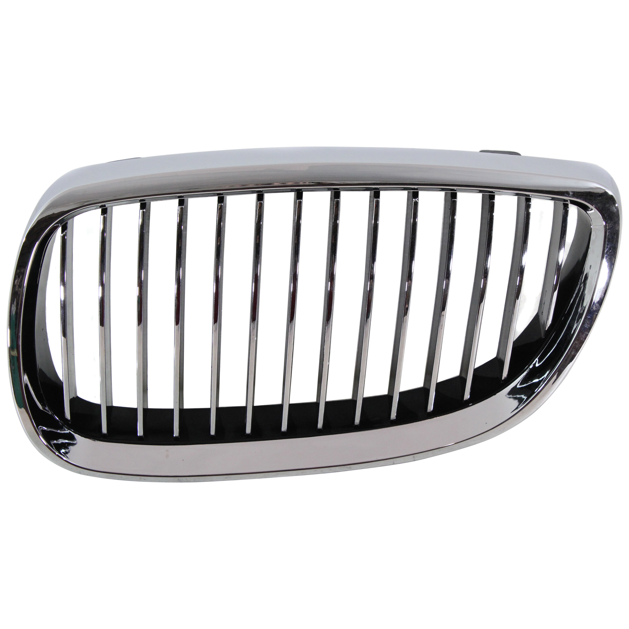 AM X5-07-13 X6-08-14 GRILLE LH Chr Shell Ptd Blk Insert SKU REPB070306 Partslink BM1200180 OEM 51137157687