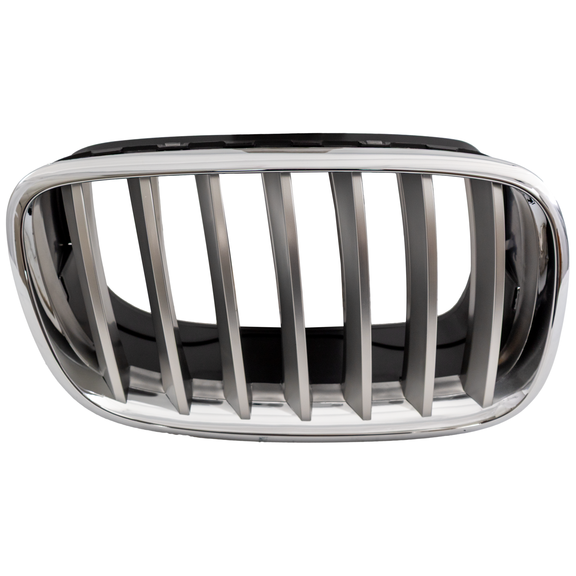 AM X5-07-09 X6-08-12 GRILLE RH Chrome Shell Silver Insert Plastic SKU REPB070307 Partslink BM1200183 OEM 51137185224