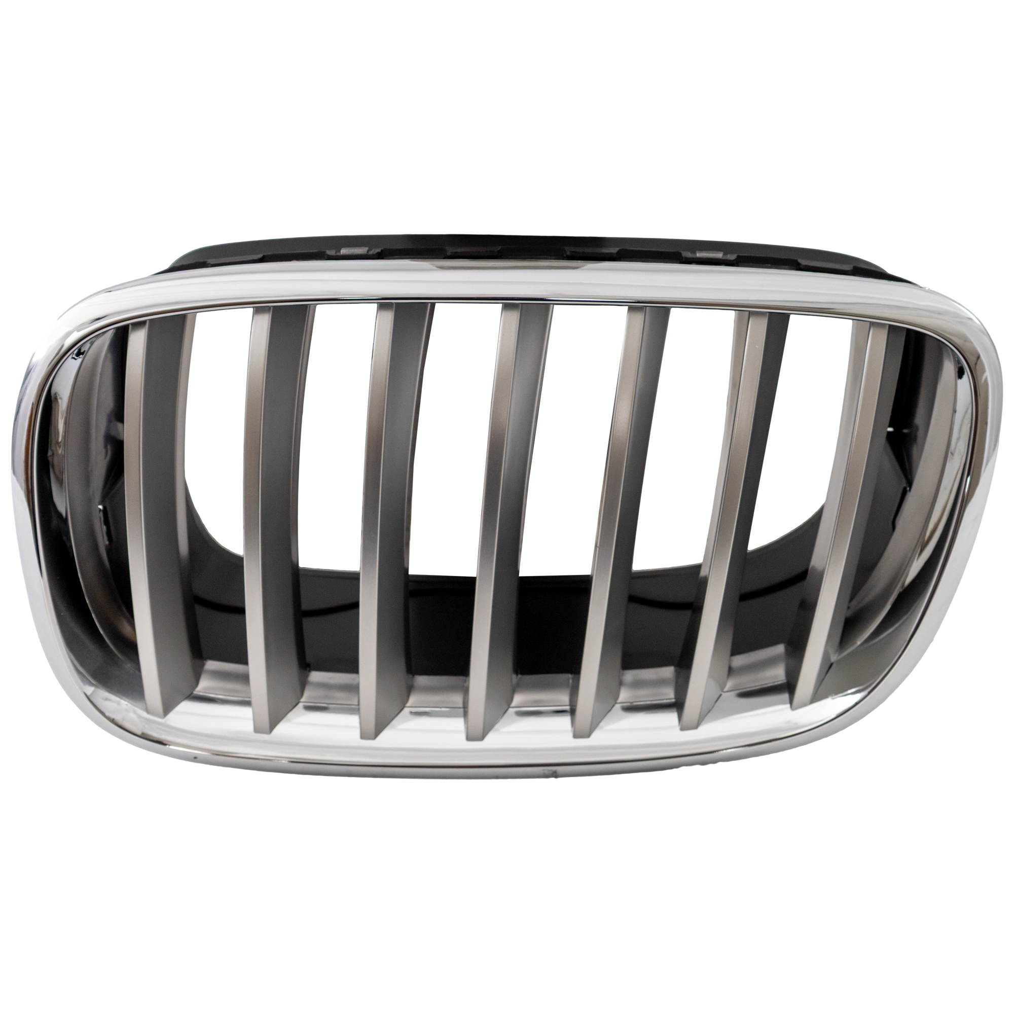 AM X5-07-09 X6-08-12 GRILLE LH Chrome Shell Silver Insert Plastic SKU REPB070308 Partslink BM1200182 OEM 51137185223