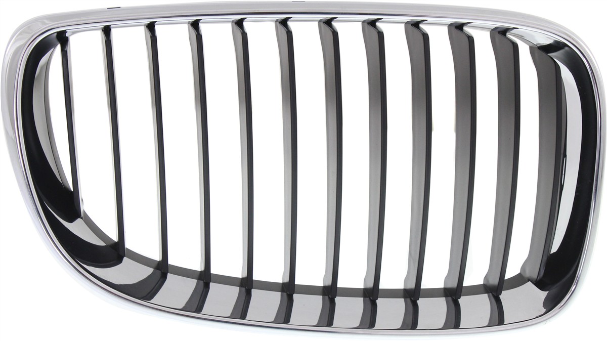 AM 128I 135I 08-13 GRILLE RH Chrome Type 1 Convertible Coupe SKU REPB070359 Partslink BM1200237 OEM 51137166440