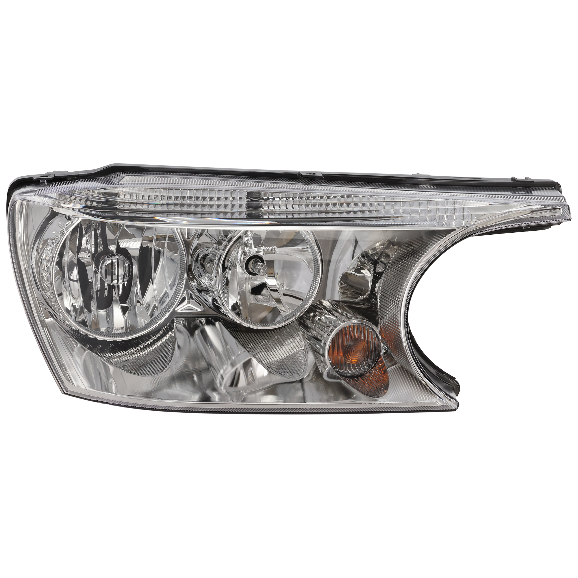 AM RAINIER 04-07 HEAD LAMP RH Assembly Halogen Composite Type SKU REPB100113 Partslink GM2503297 OEM 15866078