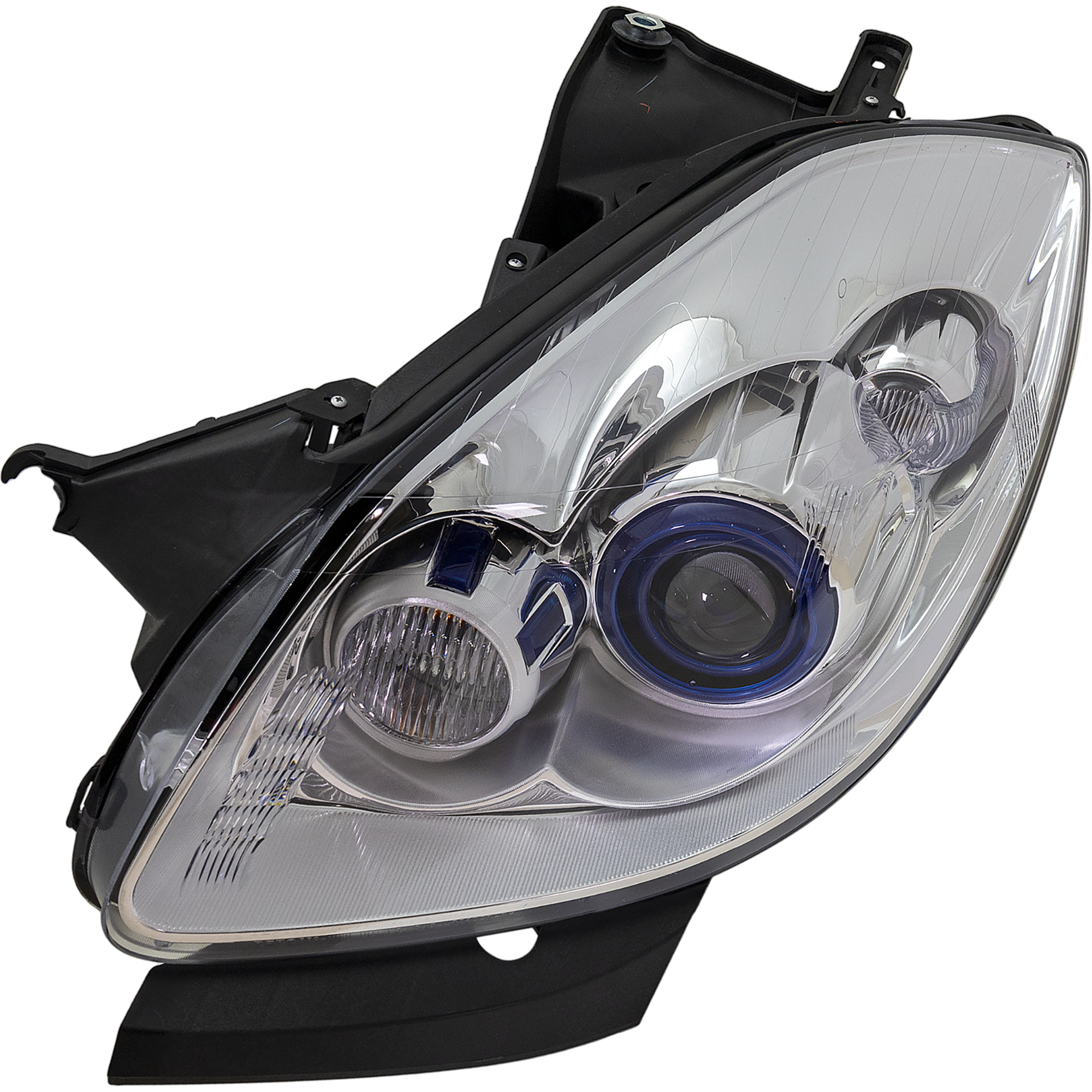 AM ENCLAVE 08-12 HEAD LAMP LH Assembly Halogen w o Adaptive Frontlighting System SKU REPB100138 Partslink GM2502311 OEM 22777955