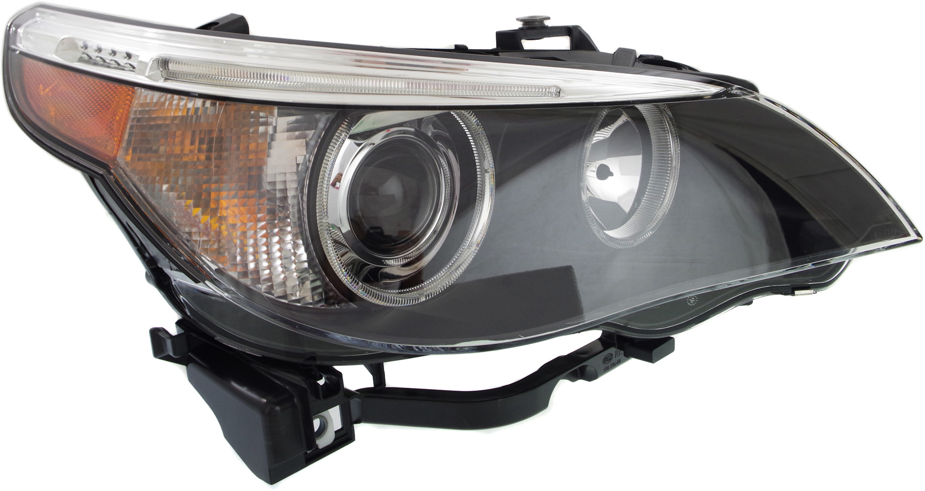 AM 5 SERIES 04-07 HEAD LAMP RH Lens and Housing HID Xenon w o HID Kit w Auto Adjust Headlight Sedan Wagon SKU REPB100169 Partslink BM2503124 OEM 63127160158
